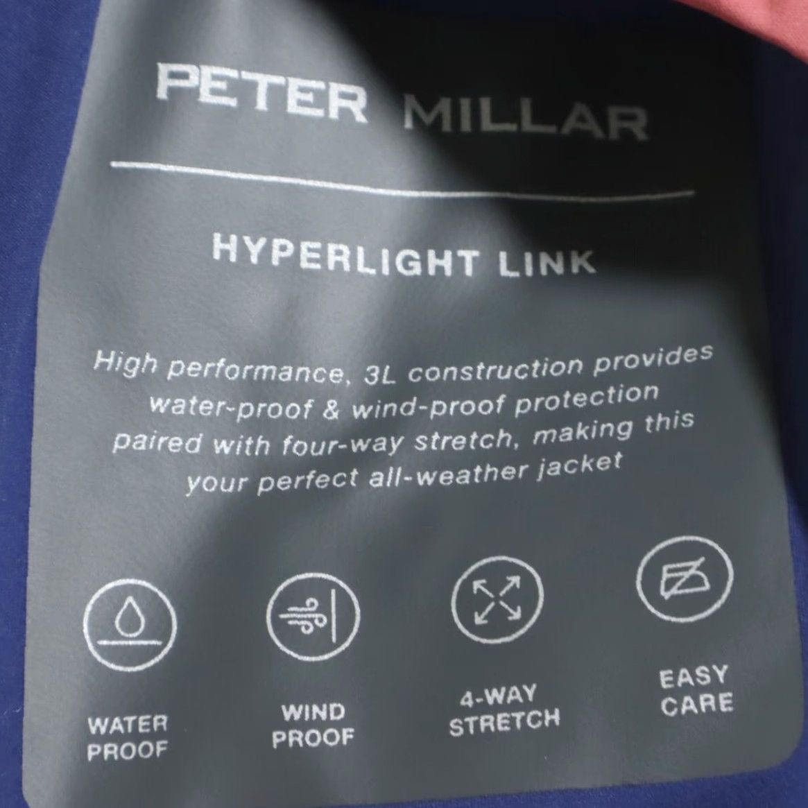 Peter Millar Peter Millar Hyperlight Link Hooded Colorblock Long Sleeve Jacket Men's L Size US L / EU 52-54 / 3 - 8 Thumbnail