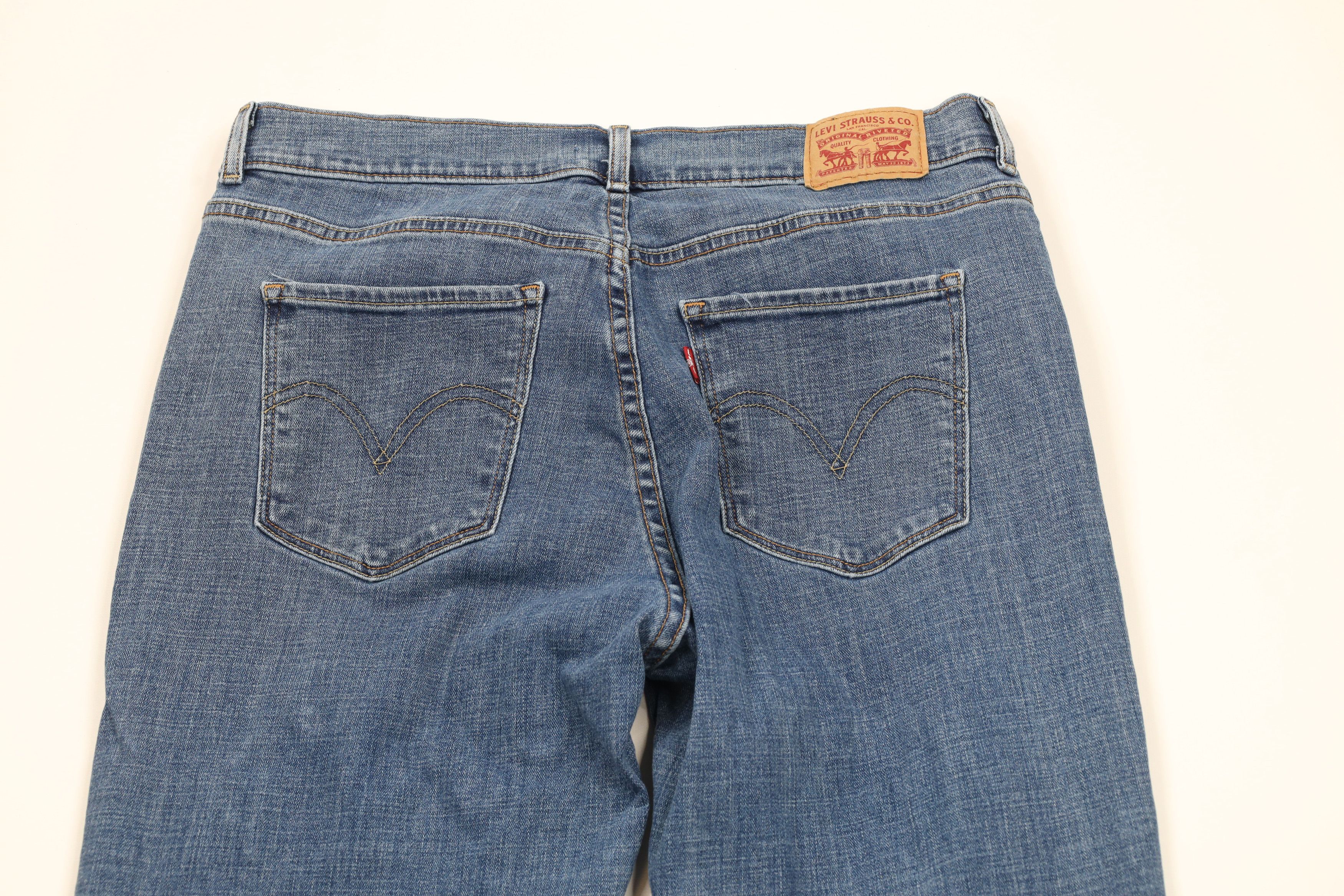 Levi's × Vintage Vintage Y2K Levis Flared Classic Boot Cut Denim Jeans Size 30" / US 8 / IT 44 - 11 Thumbnail