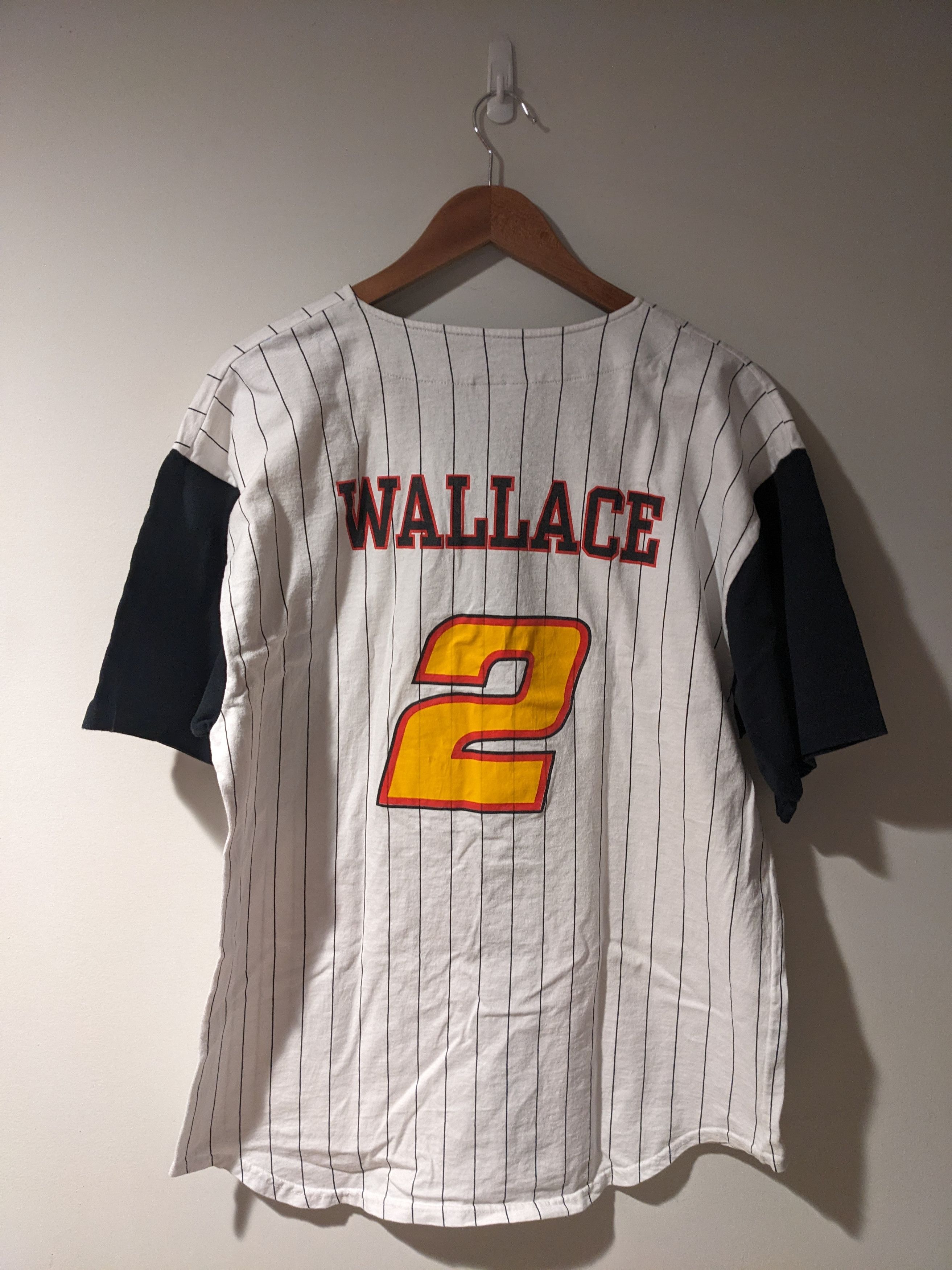 NASCAR Vintage 90s Rusty Wallace Nascar Racing Baseball Jersey Size US XL / EU 56 / 4 - 5 Thumbnail