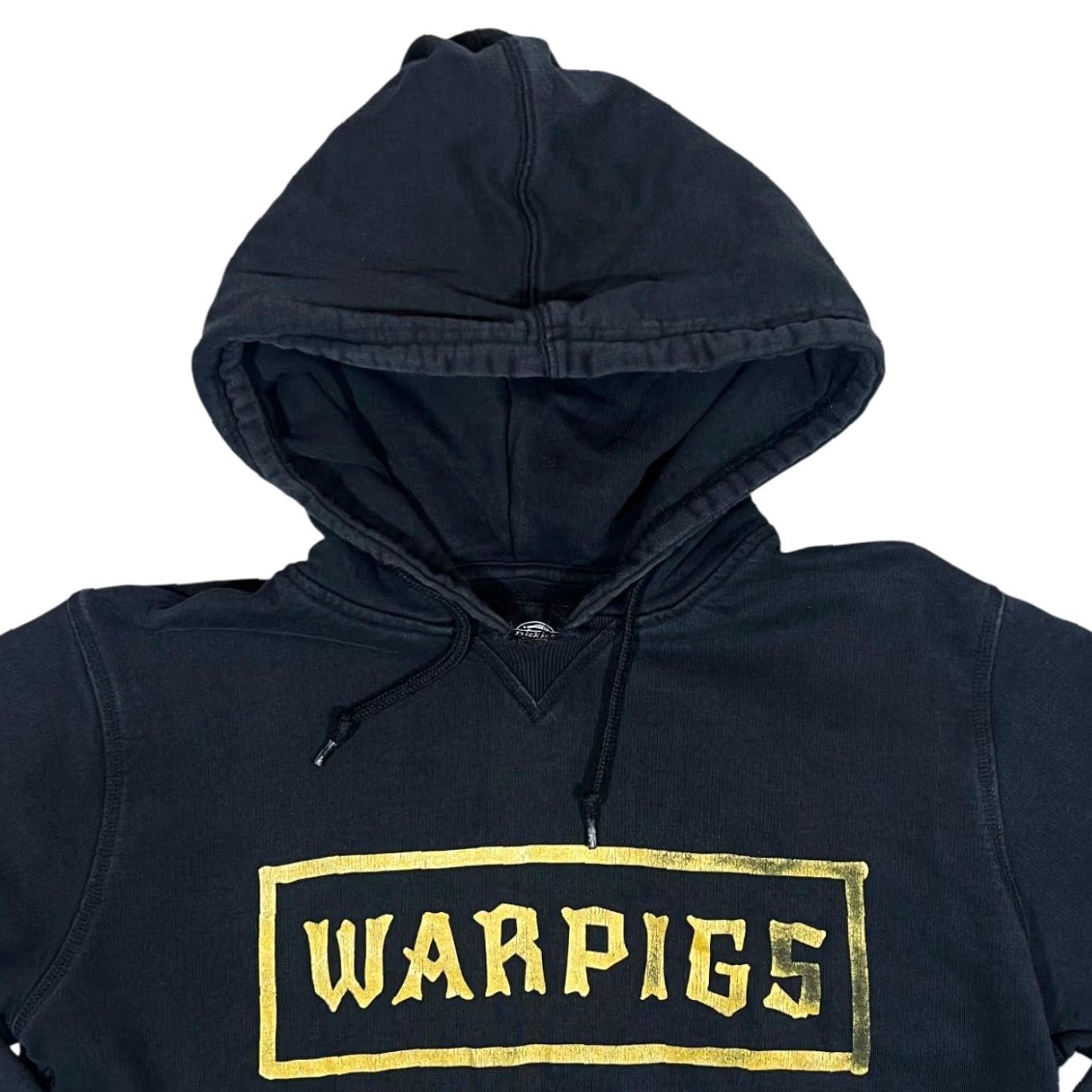 Dickies Dickies WARPIGS Logo Spellout Graphic Black Pullover Hoodie Medium Mens Hooded Pullover Logo Black 90s Style Shirt? Size US M / EU 48-50 / 2 - 3 Thumbnail