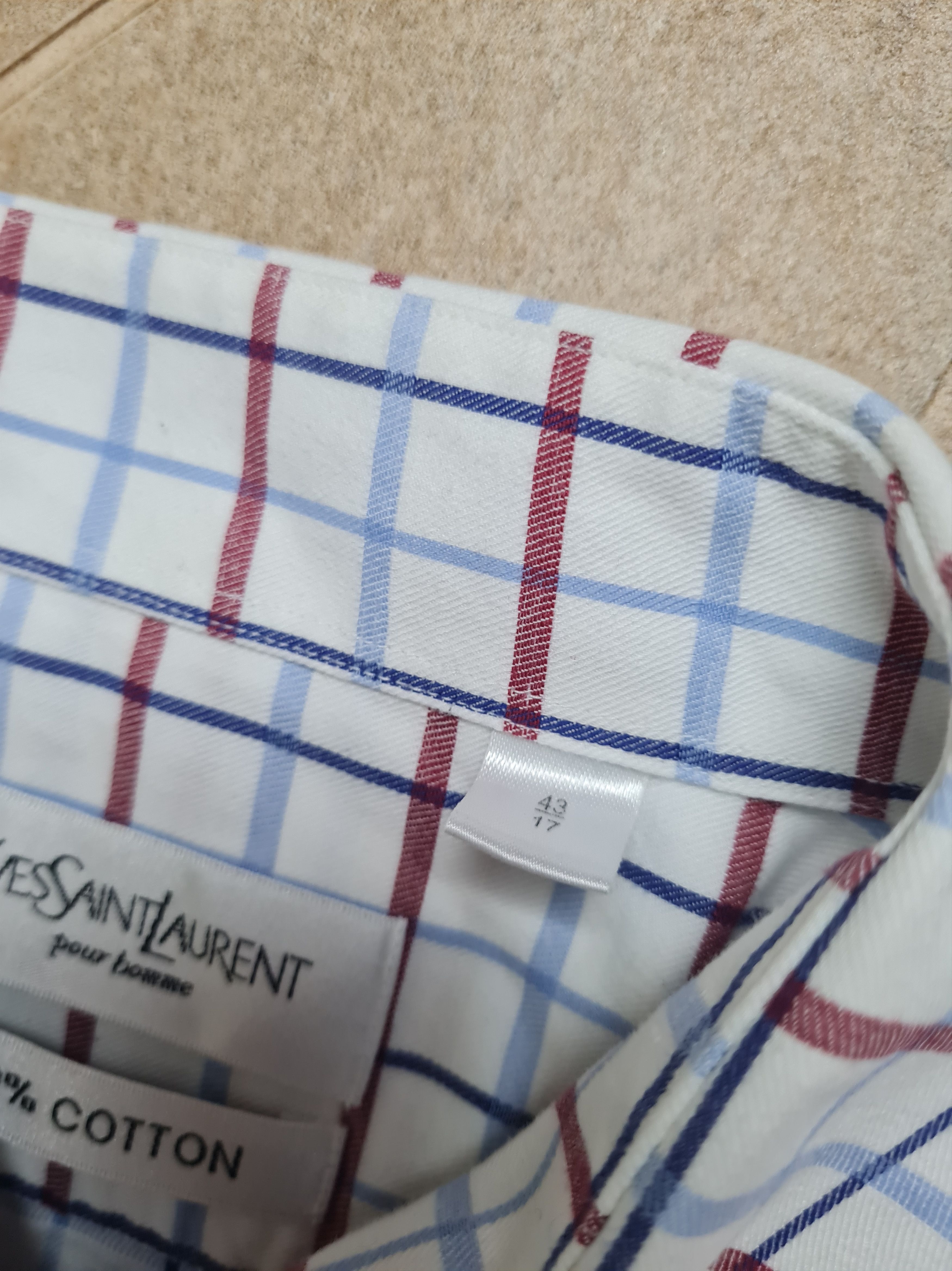Yves Saint Laurent Vintage Shirts Yves Saint Laurent YSL Shirt with cufflinks Size US XL / EU 56 / 4 - 8 Thumbnail