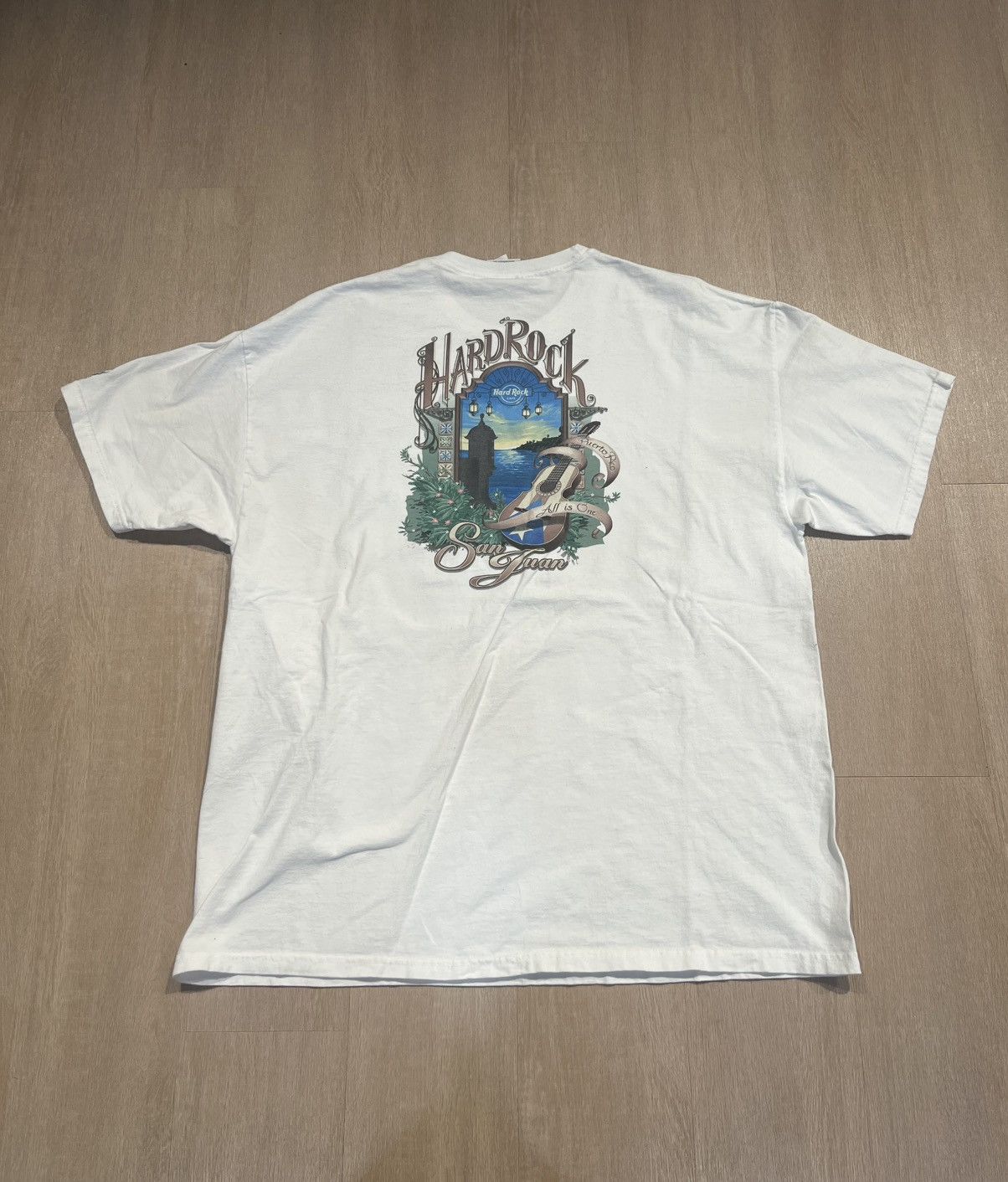 Vintage Vintage Hardrock Shirt XL Size US XL / EU 56 / 4 - 2 Thumbnail