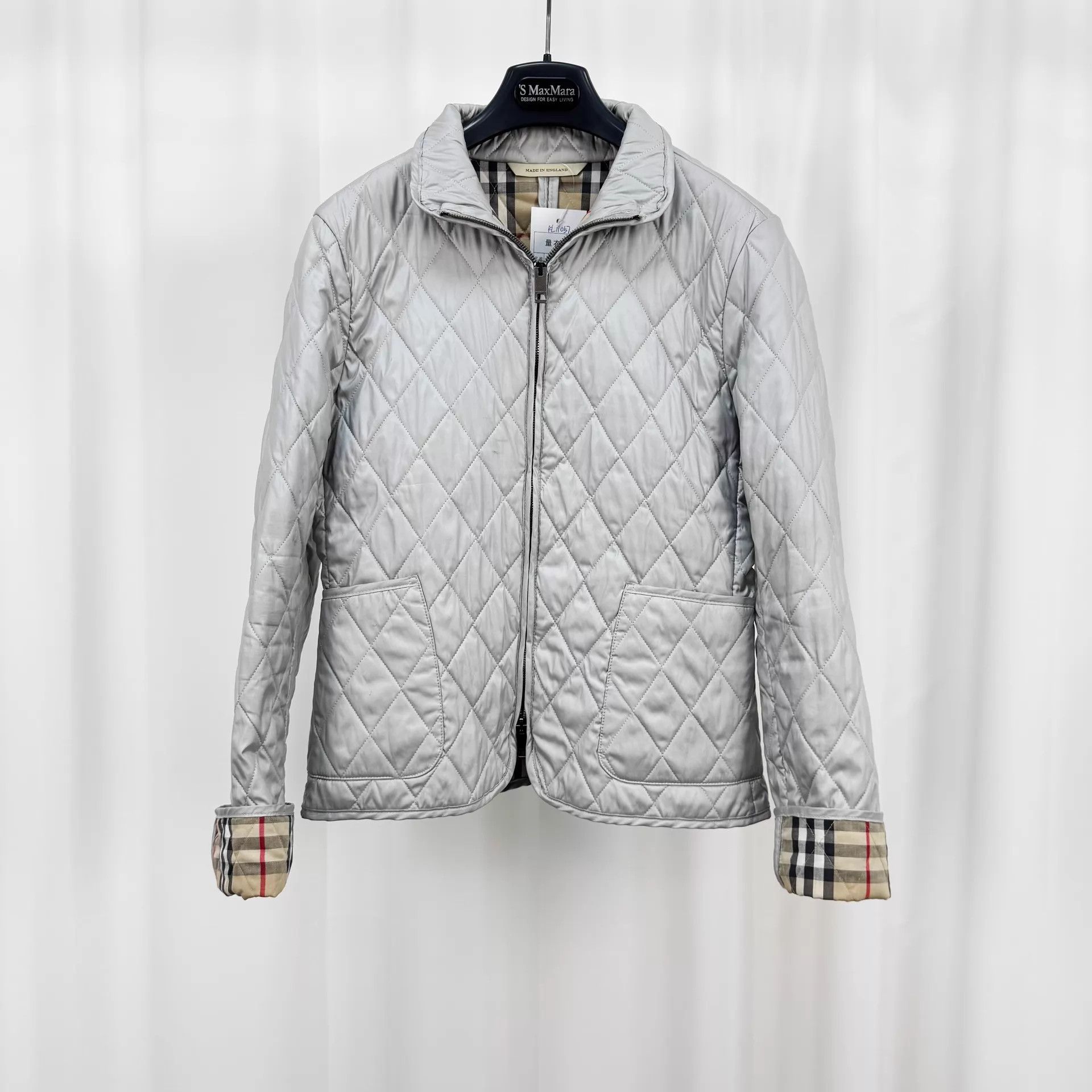 Burberry Burberry check-lined quilted jacket size S 98 new Size S / US 4 / IT 40 - 1 Thumbnail