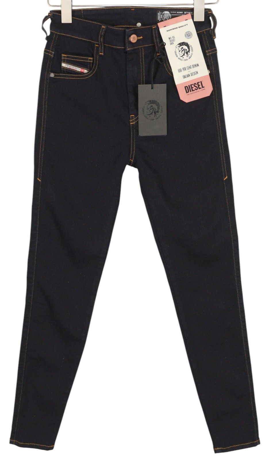 Diesel SLANDY-HIGH 009CW W26/L32 Skinny High Waist Jeans 40674 Size 26" / US 2 / IT 38 - 1 Thumbnail