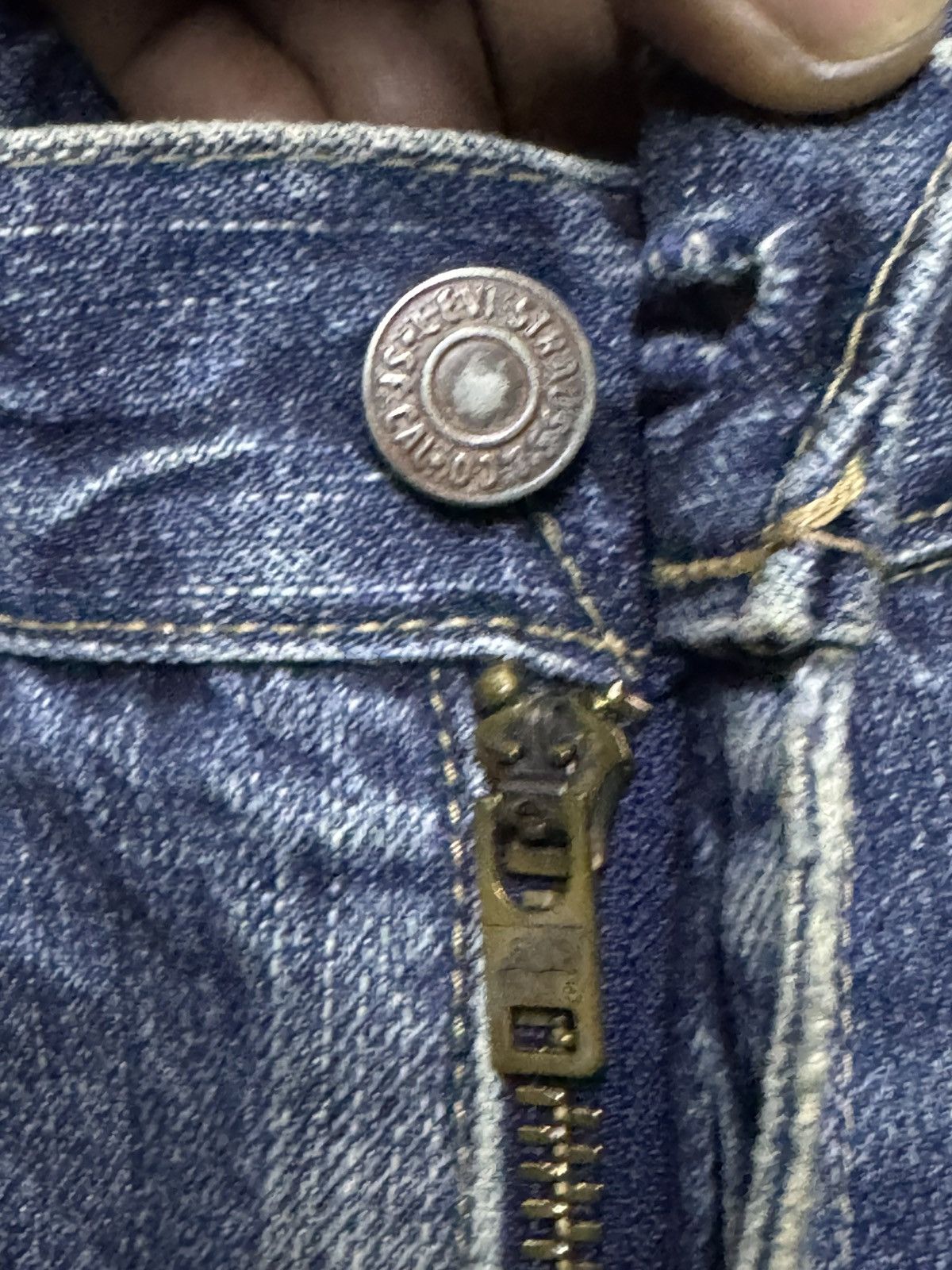 Levi's Levis 505 Mud Wash Nice Faded Distressed Straight Jeans Size US 28 / EU 44 - 10 Thumbnail