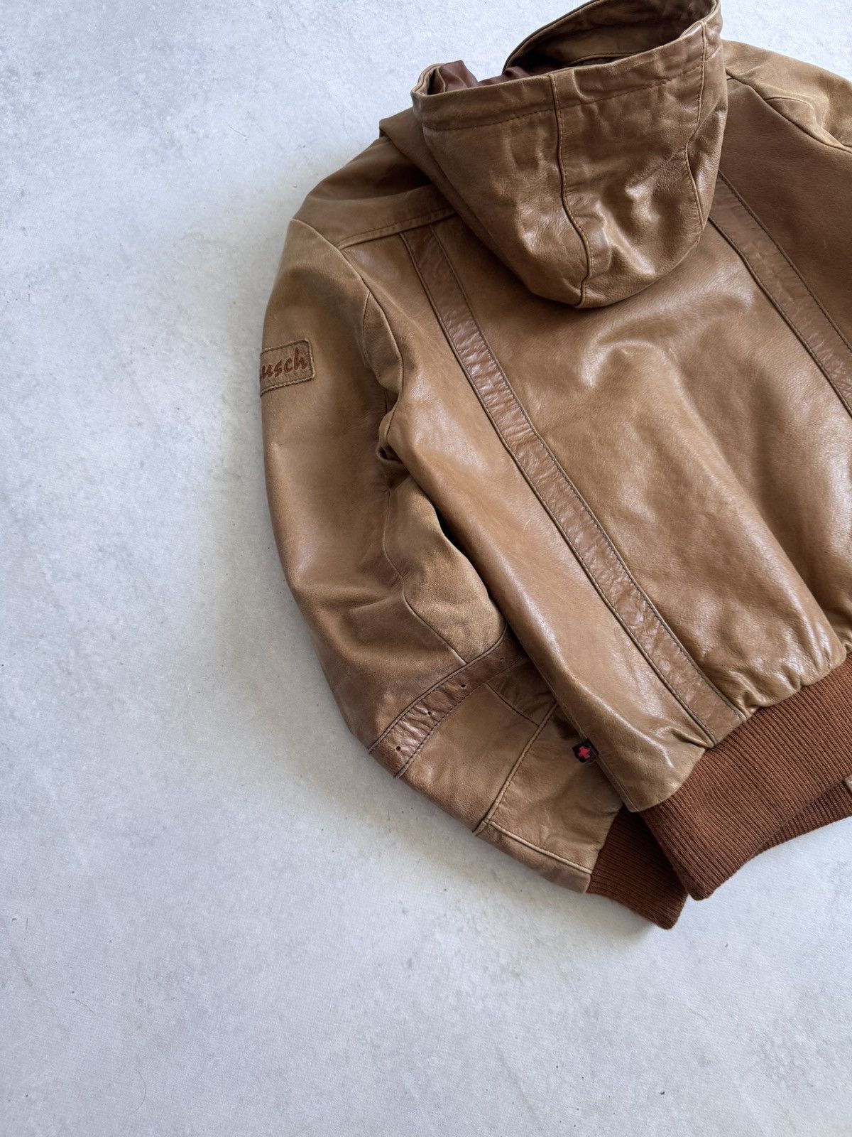 Other Alprausch Vintage 00’s Leather Swiss Style Y2K Unisex Jacket Size M / US 6-8 / IT 42-44 - 11 Thumbnail