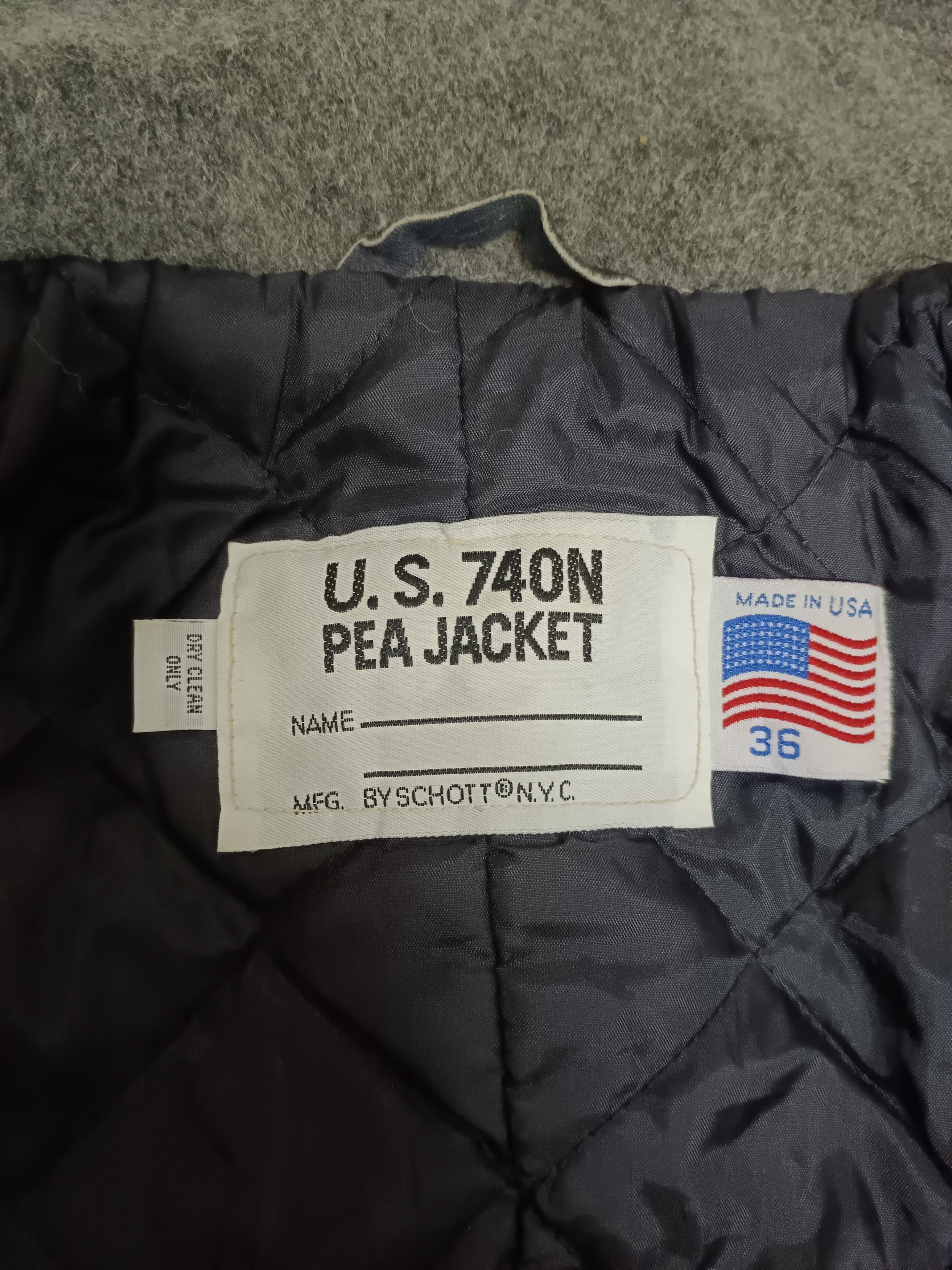 Schott × Vintage Vintage Schott NYC Pea Jacket Size US M / EU 48-50 / 2 - 5 Thumbnail
