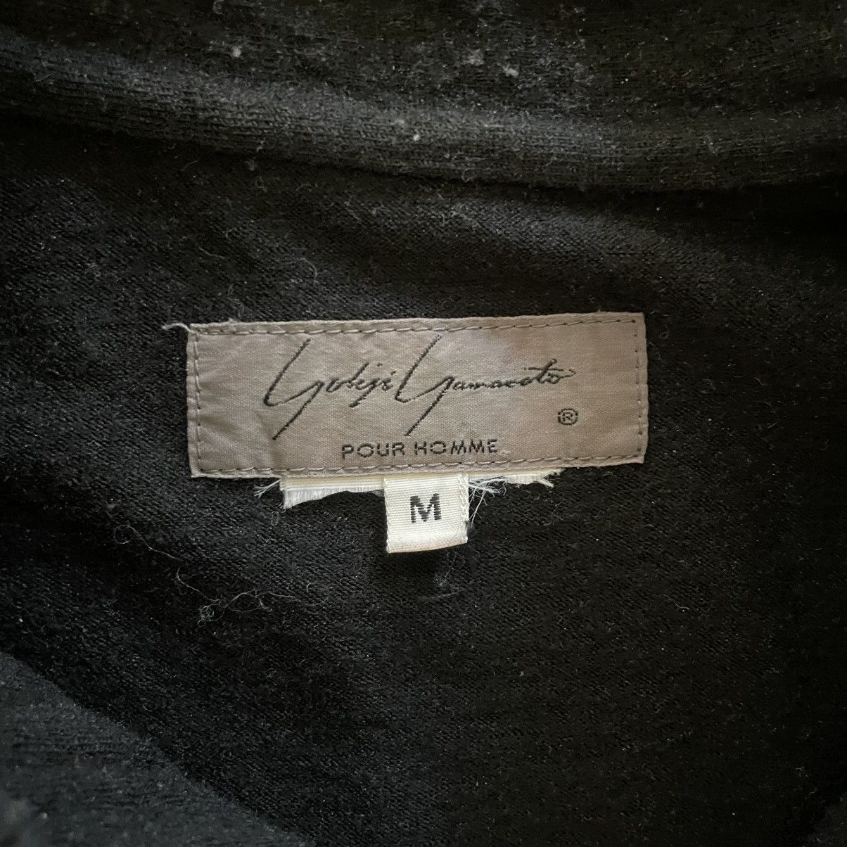Yohji Yamamoto boiled wool longsleeve polo Size US M / EU 48-50 / 2 - 5 Thumbnail