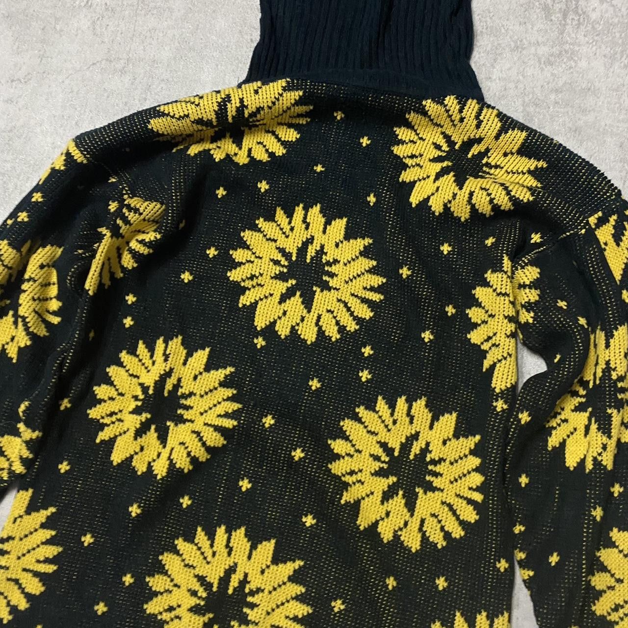 Other Black and yellow vintage 70s knit sweater knitwear Size M / US 6-8 / IT 42-44 - 2 Thumbnail