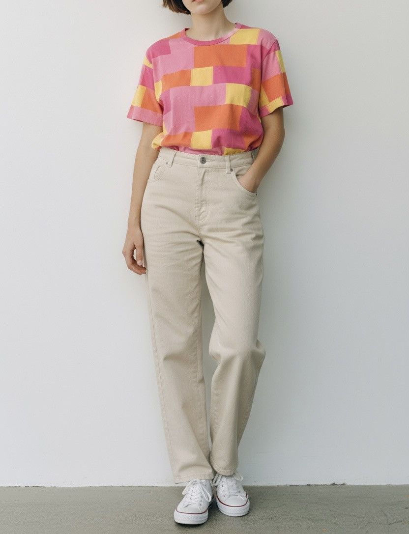 Comme des Garcons Tricot cdg AD2001 cheerful patchwork tee Size US S / EU 44-46 / 1 - 2 Thumbnail