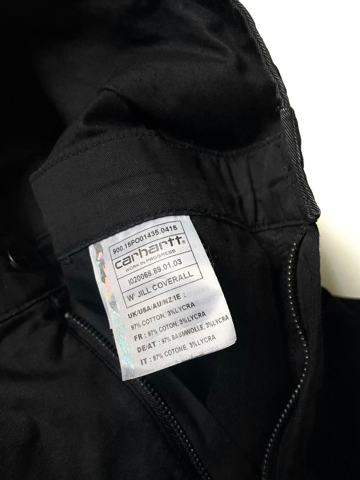 Carhartt Wip Women Carhartt WIP Jill Coverall Overalls Black Size XS Size 26" / US 2 / IT 38 - 9 Thumbnail