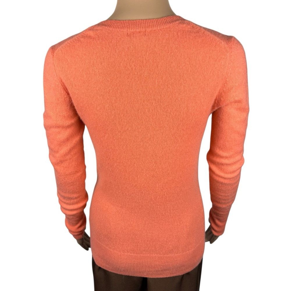 Other Halogen Cashmere V-Neck Orange Sweater Size S Size S / US 4 / IT 40 - 4 Thumbnail