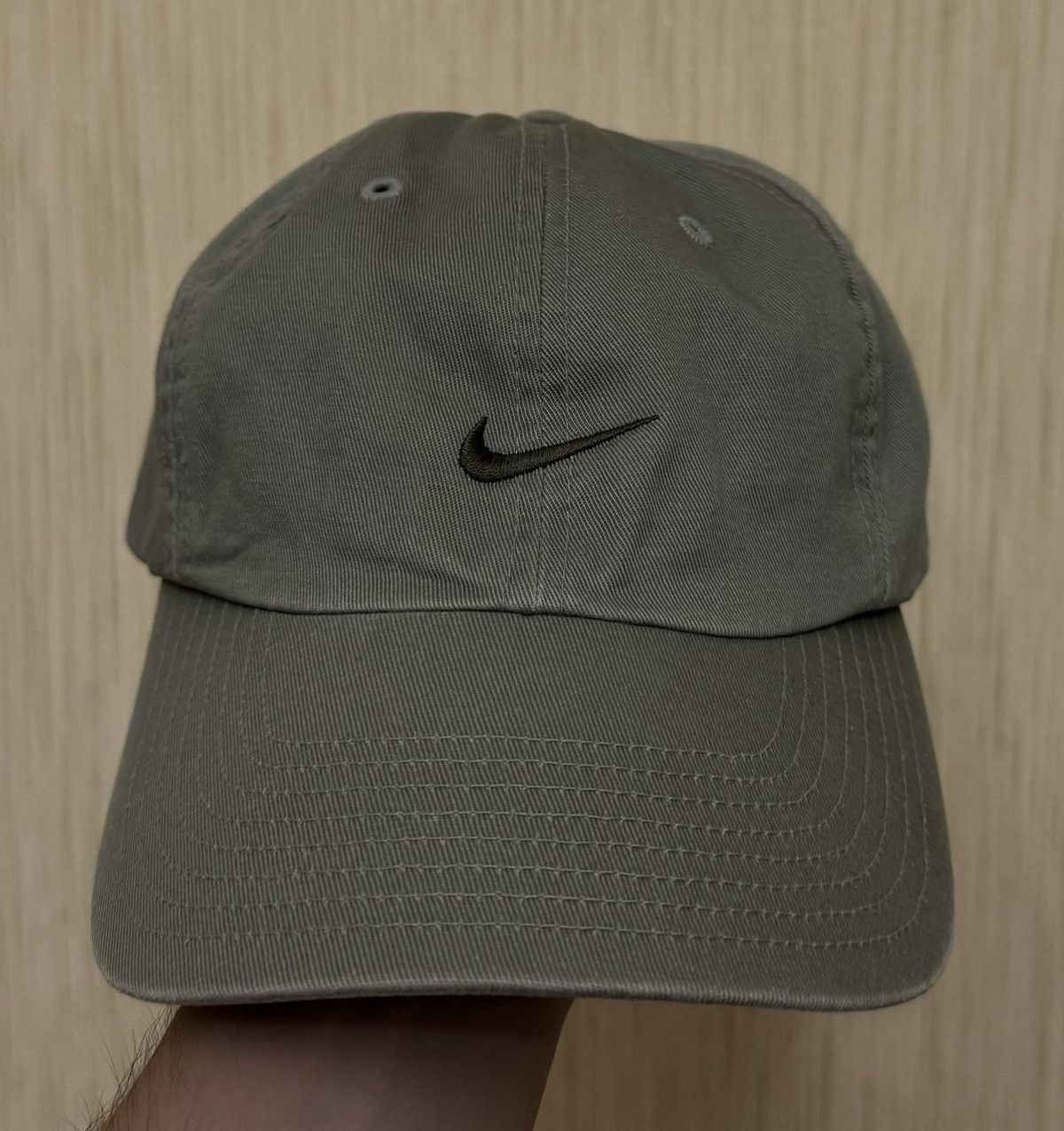 Nike × Vintage Nike vintage Y2K swoosh logo cap green Tn acg Size ONE SIZE - 1 Thumbnail
