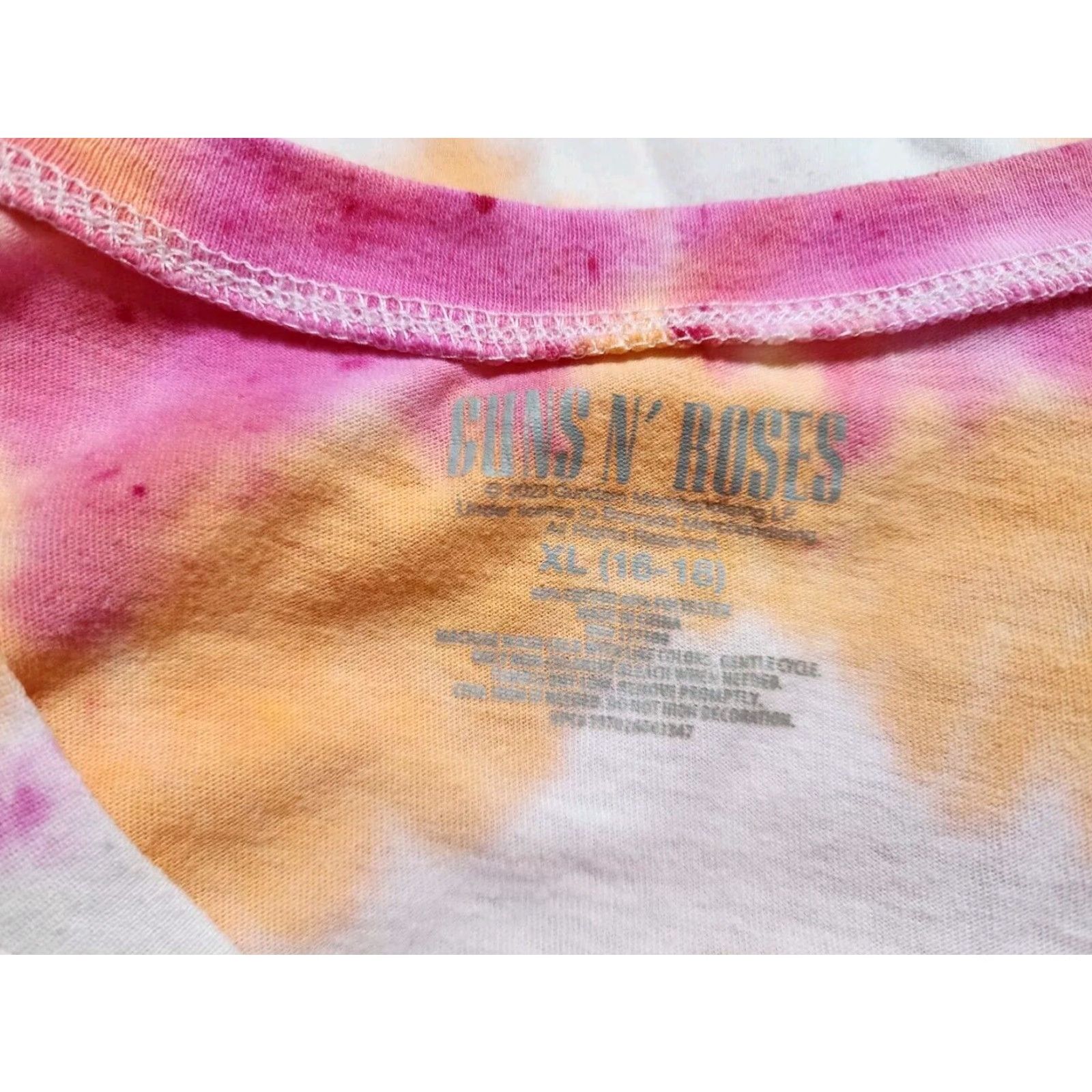 Vintage Guns N' Roses Band Tee Women's XL Black T Shirt Rock Music 80s 90s Size XL / US 12-14 / IT 48-50 - 4 Thumbnail