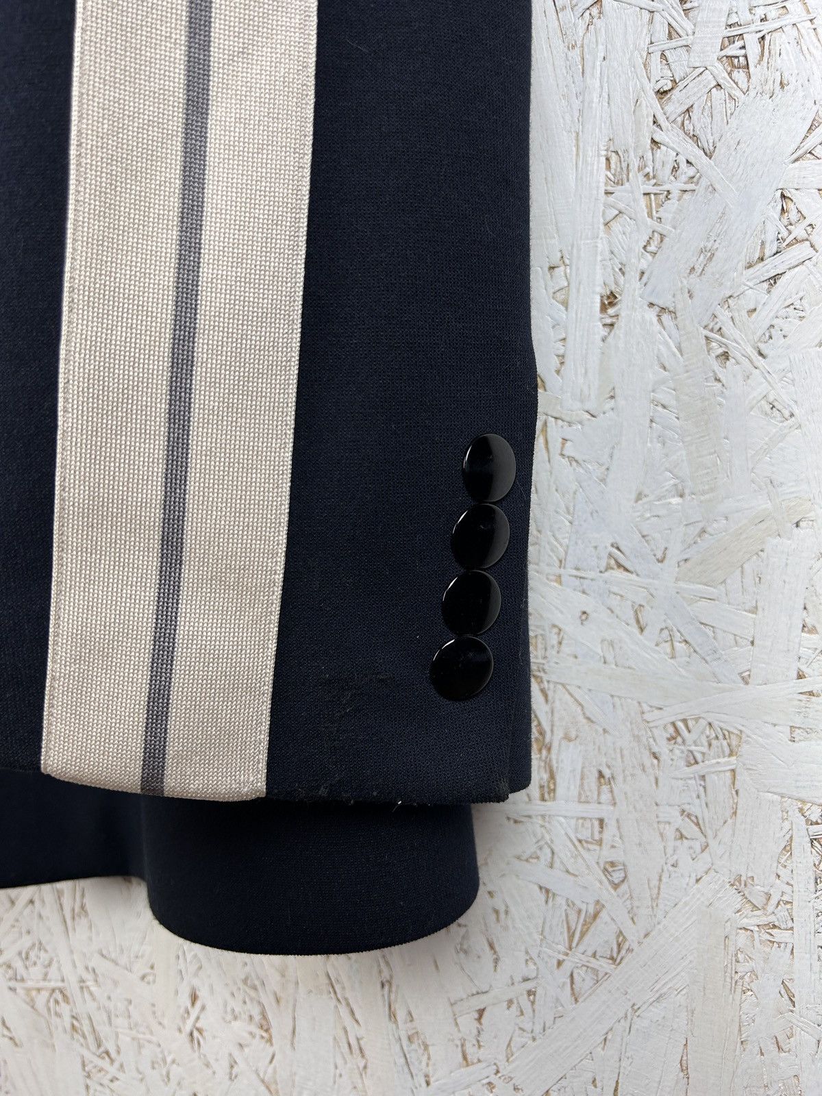 Palm Angels Palm Angels Milano Single Breasted Side Stripe Blazer Size US L / EU 52-54 / 3 - 4 Thumbnail