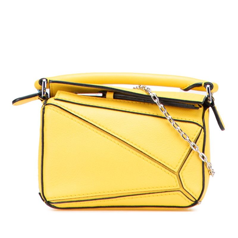 Loewe Loewe Puzzle Bag Leather 2way Bag Leather Shoulder Bag
