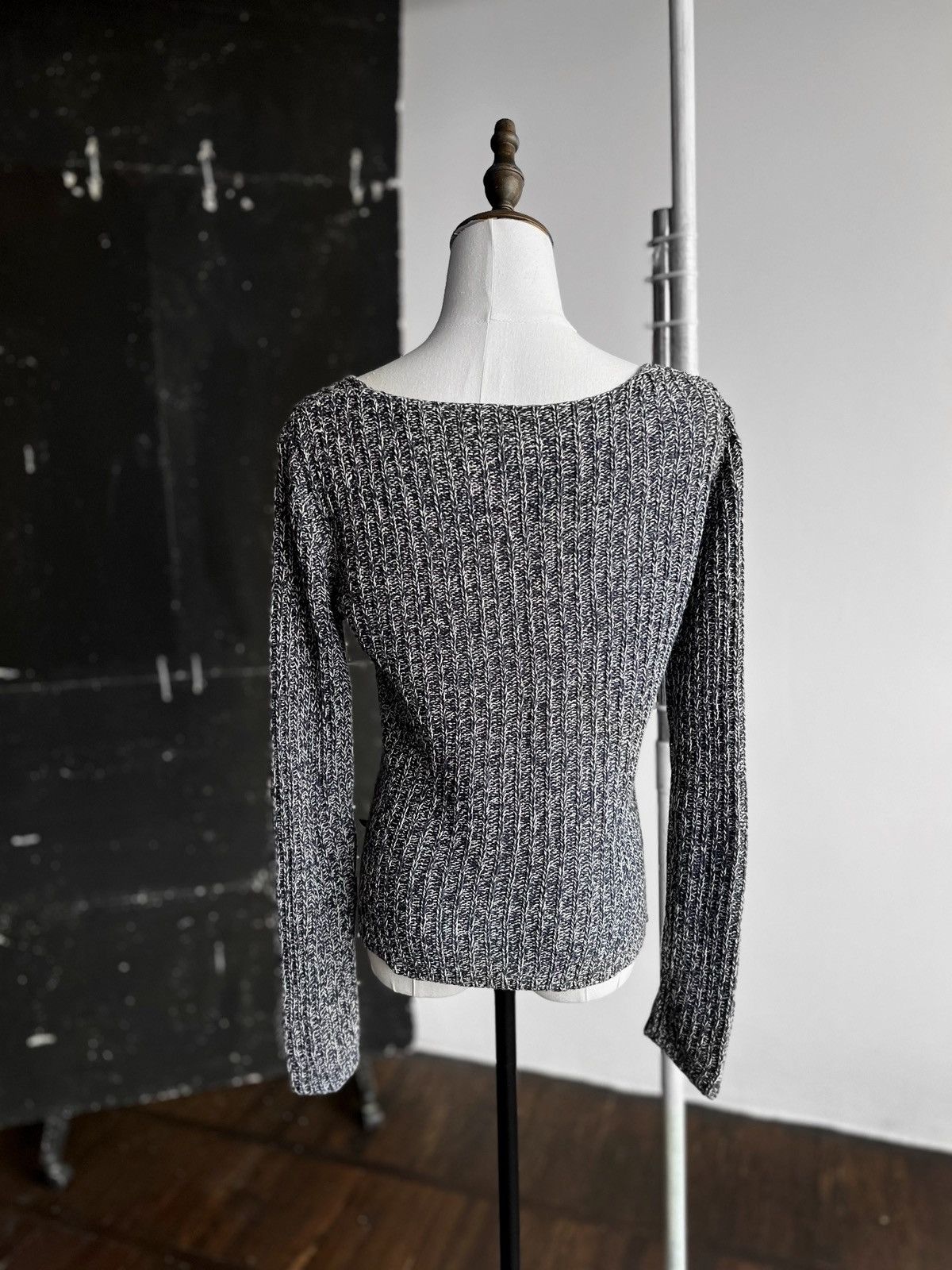 Polo Jeans Co. Ralph Lauren Vintage Gray Linen Sweater