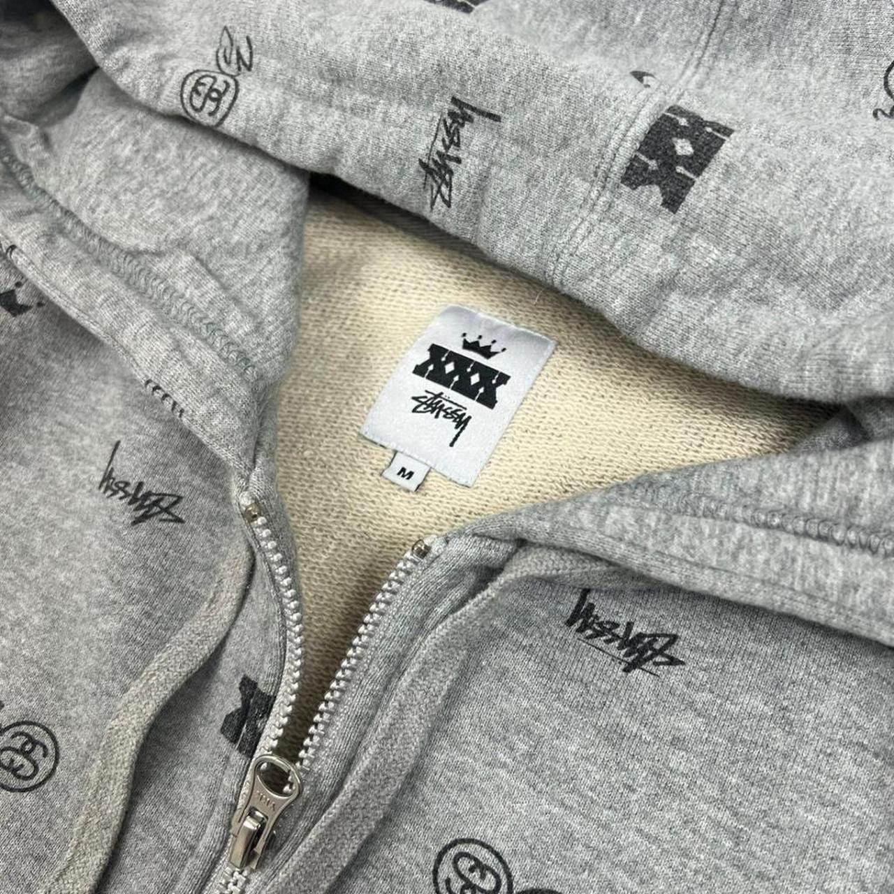 Stussy Grey Stussy XXX 30th anniversary hoodie - Medium Size US M / EU 48-50 / 2 - 2 Thumbnail