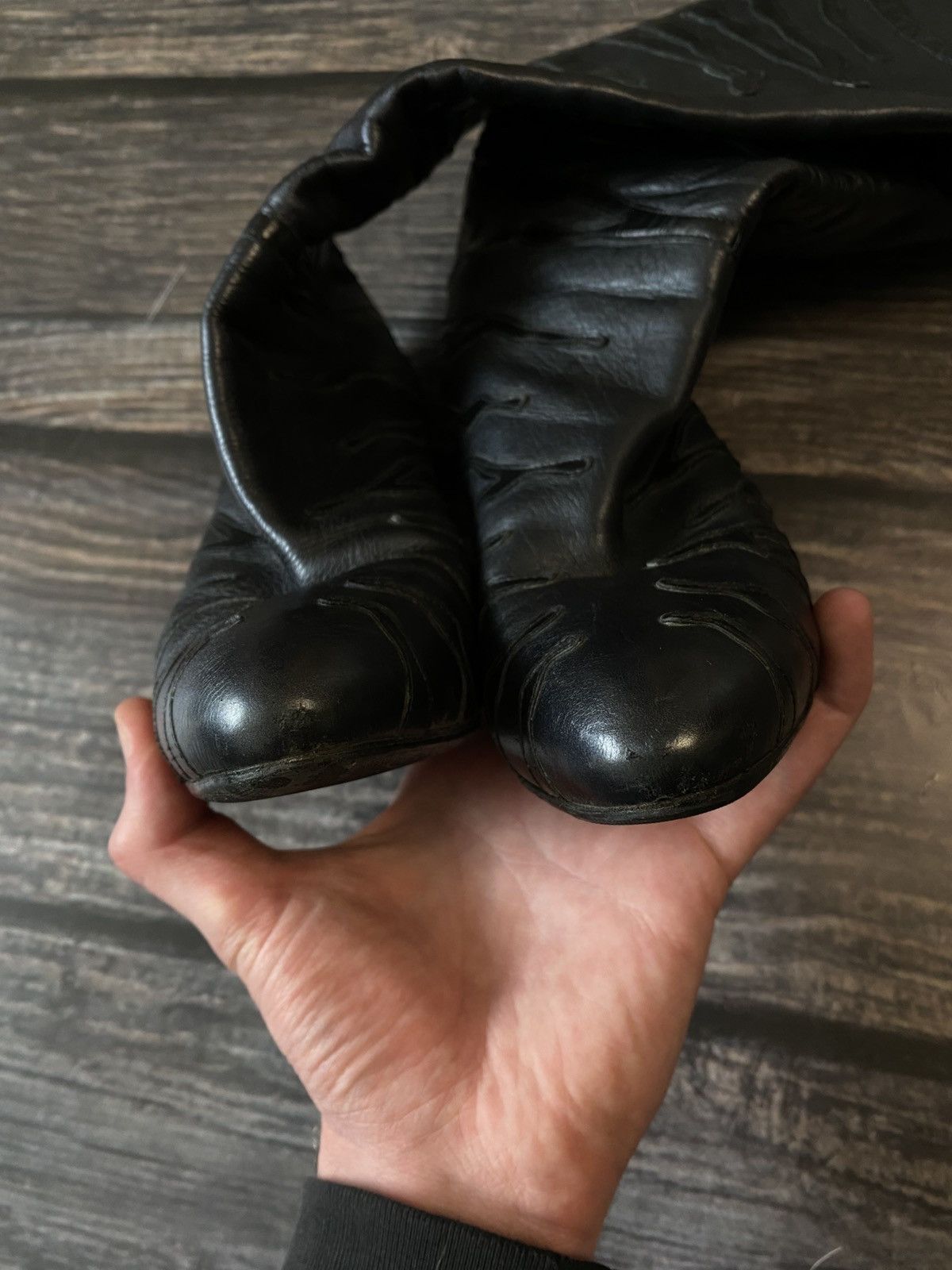 Prada Prada Gothic Avant Garde Leather Heels Size US 6 / IT 36 - 6 Thumbnail