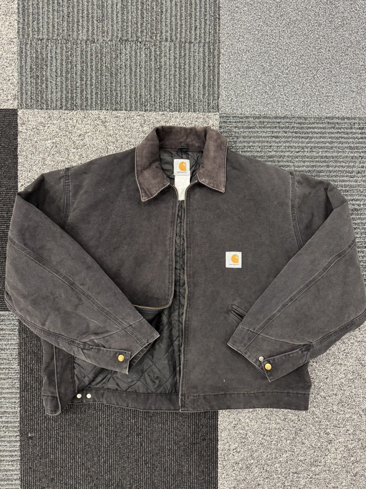 Carhartt Carhartt Detroit Jacket BLK usa vintage og Size US XL / EU 56 / 4 - 1 Thumbnail