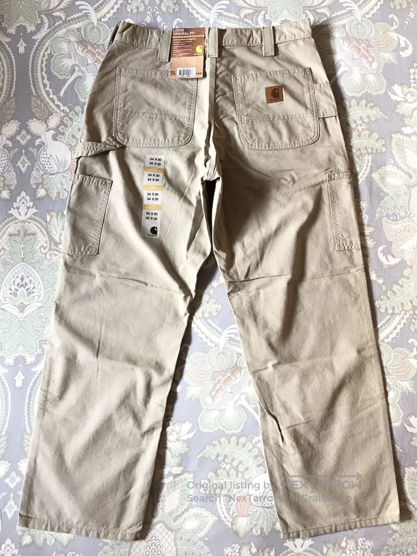 Carhartt Carhartt B151 Canvas Work Pants W34L30. Size US 34 / EU 50 - 3 Thumbnail
