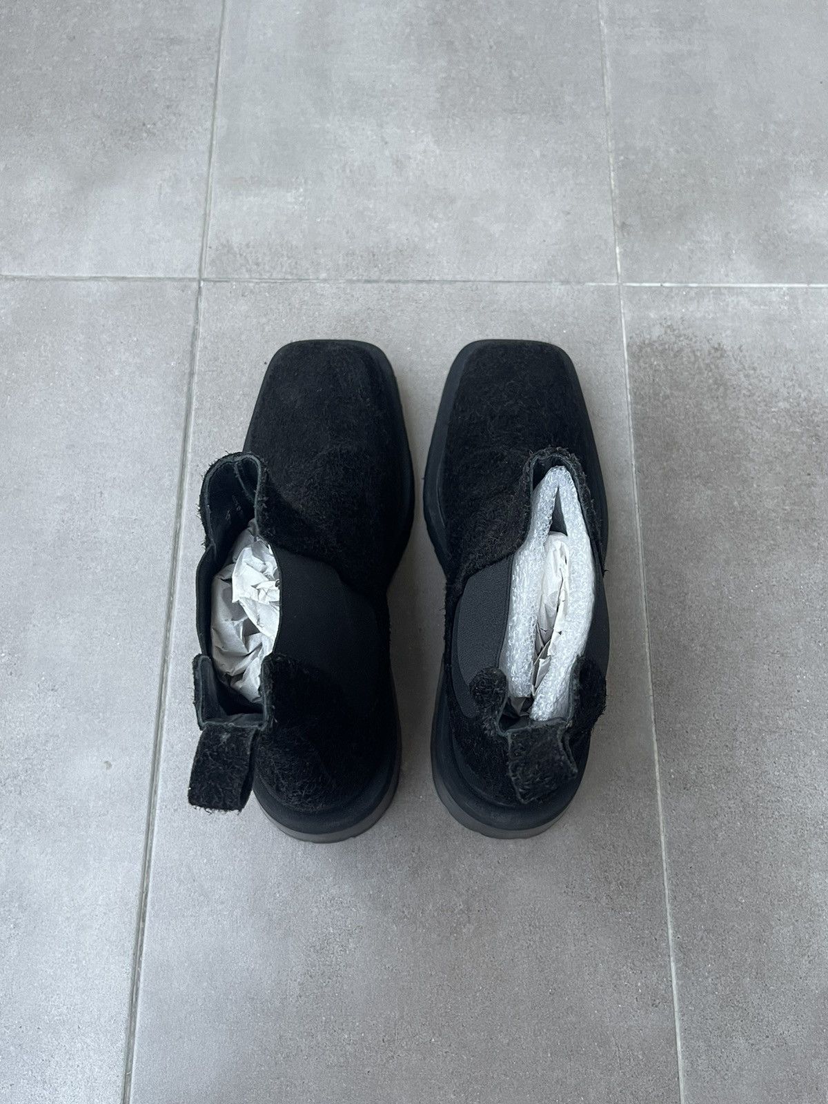Eckhaus Latta !DS! FW23 Eckhaus Latta Mike Black Suede Boots Size US 10 / EU 43 - 14 Thumbnail