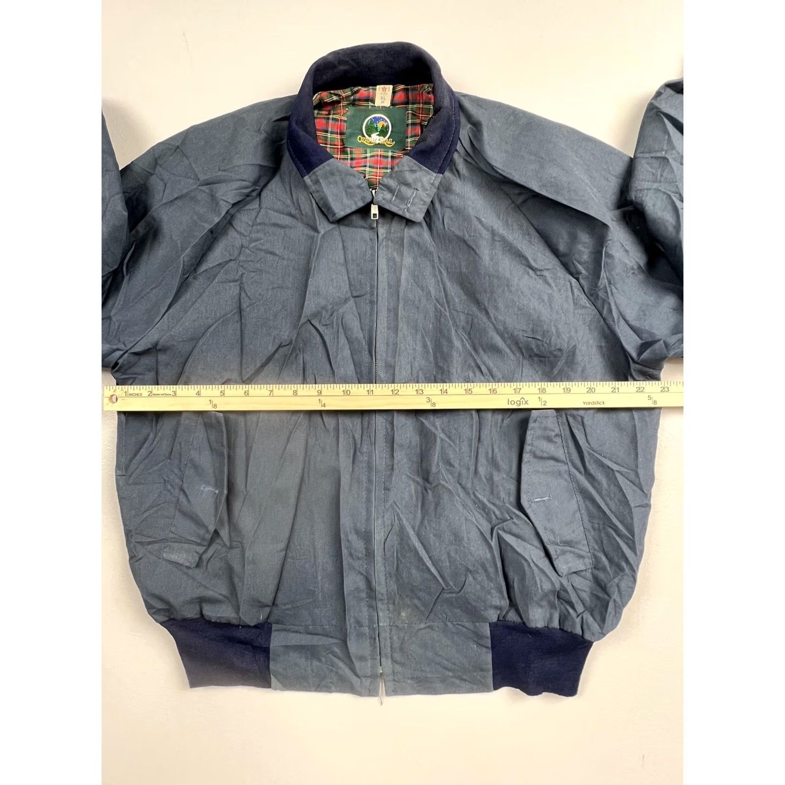 Vintage Vintage Ozark Trail Jacket Mens XL Blue Canvas Bomber Plaid Lined Outdoor USA Size US XL / EU 56 / 4 - 6 Thumbnail