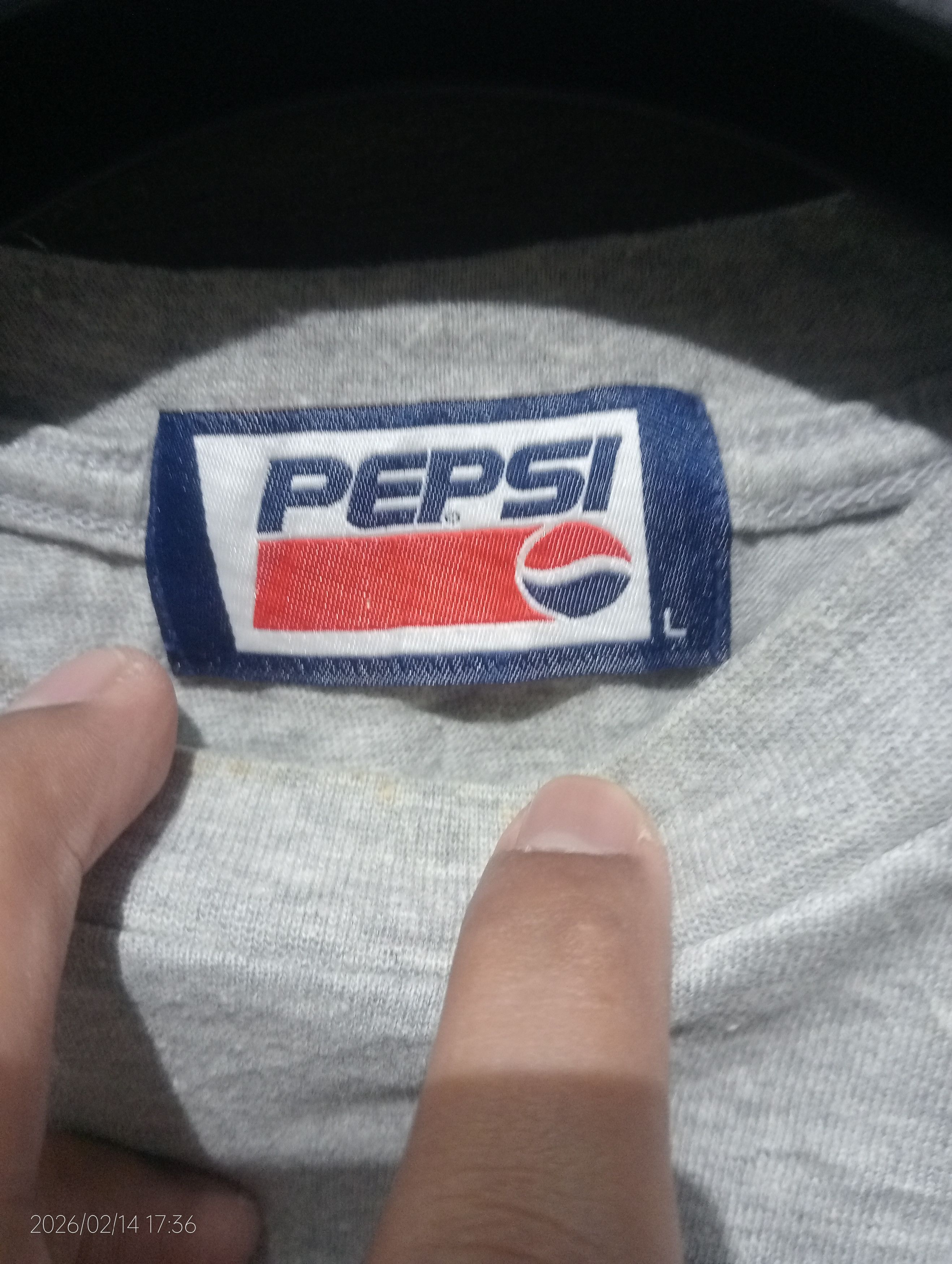 Vintage Vintage '90s Pepsi-Cola Tee Very Rare Size US L / EU 52-54 / 3 - 3 Thumbnail