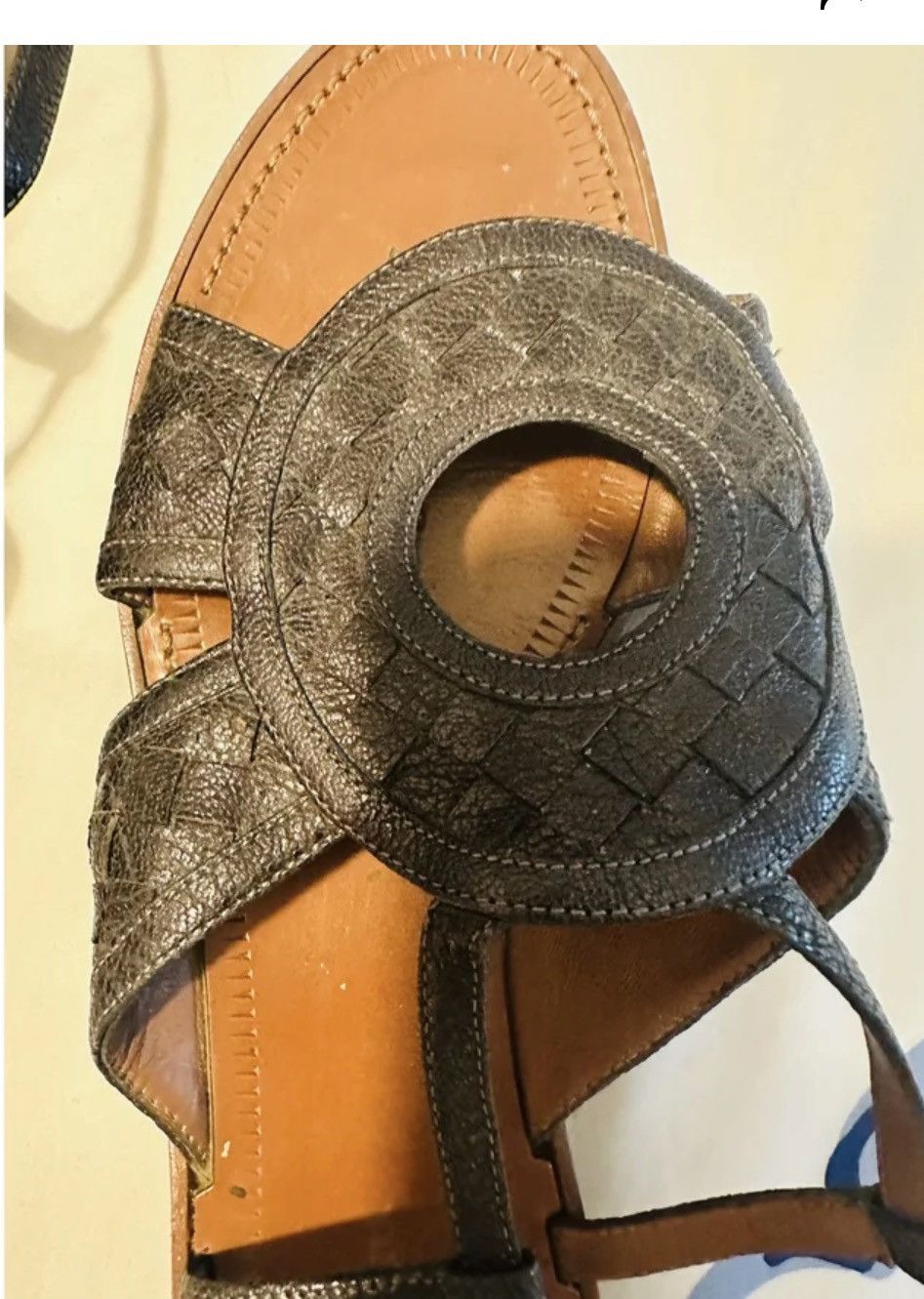 Bottega Veneta Bottega Veneta woven leather sandals Size US 10 / IT 40 - 3 Thumbnail