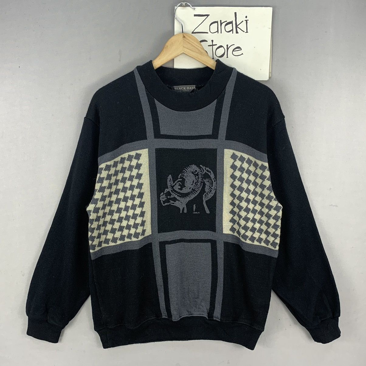 Japanese Brand Vintage 90s Japan Graphic Pullover Sweater Size US L / EU 52-54 / 3 - 1 Thumbnail
