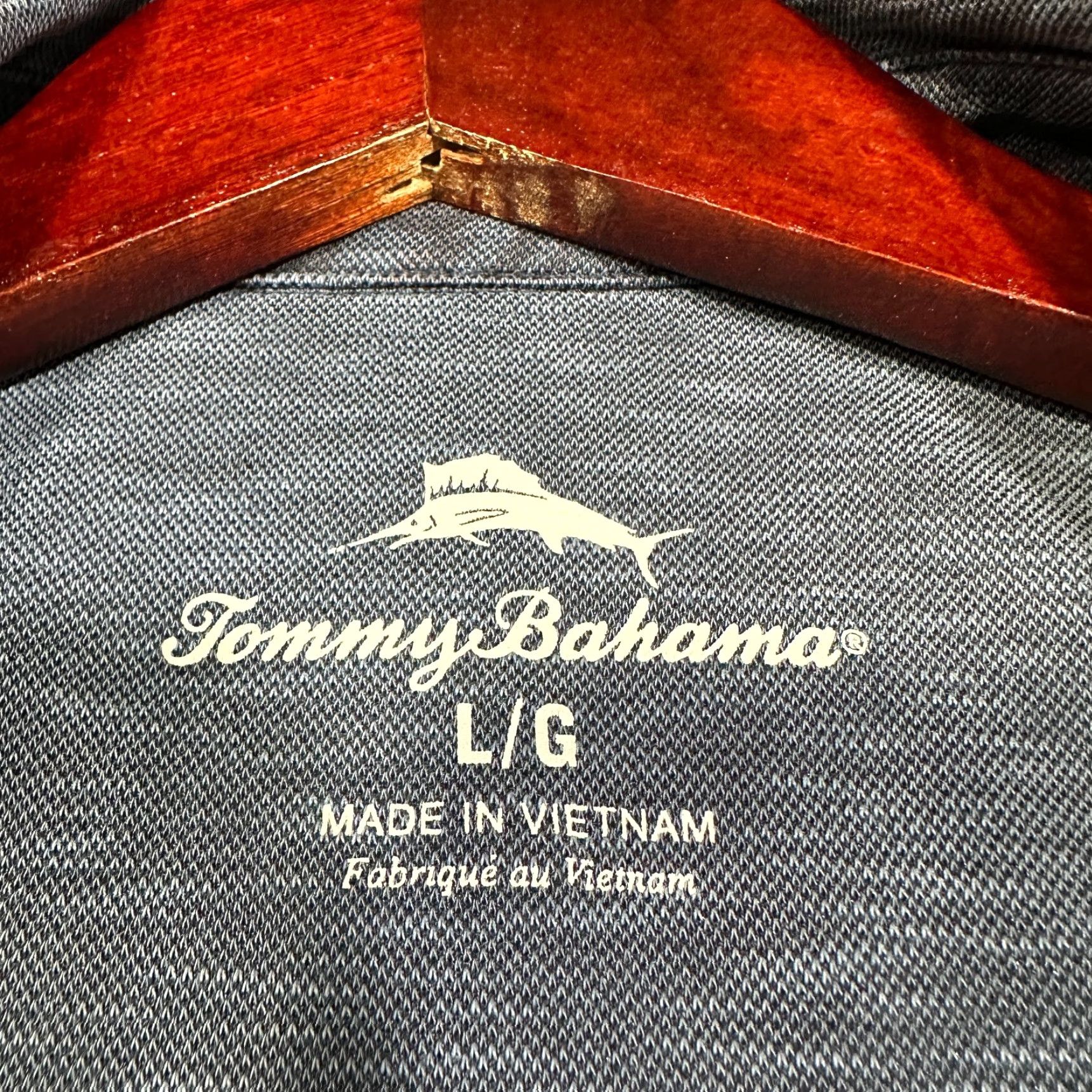 Tommy Bahama Tommy Bahama Polo Shirt Mens Large Short Sleeve Blue Tropical Print Logo Classic Modern Tropical Shirt Mens L Blue Polo Size US L / EU 52-54 / 3 - 6 Thumbnail
