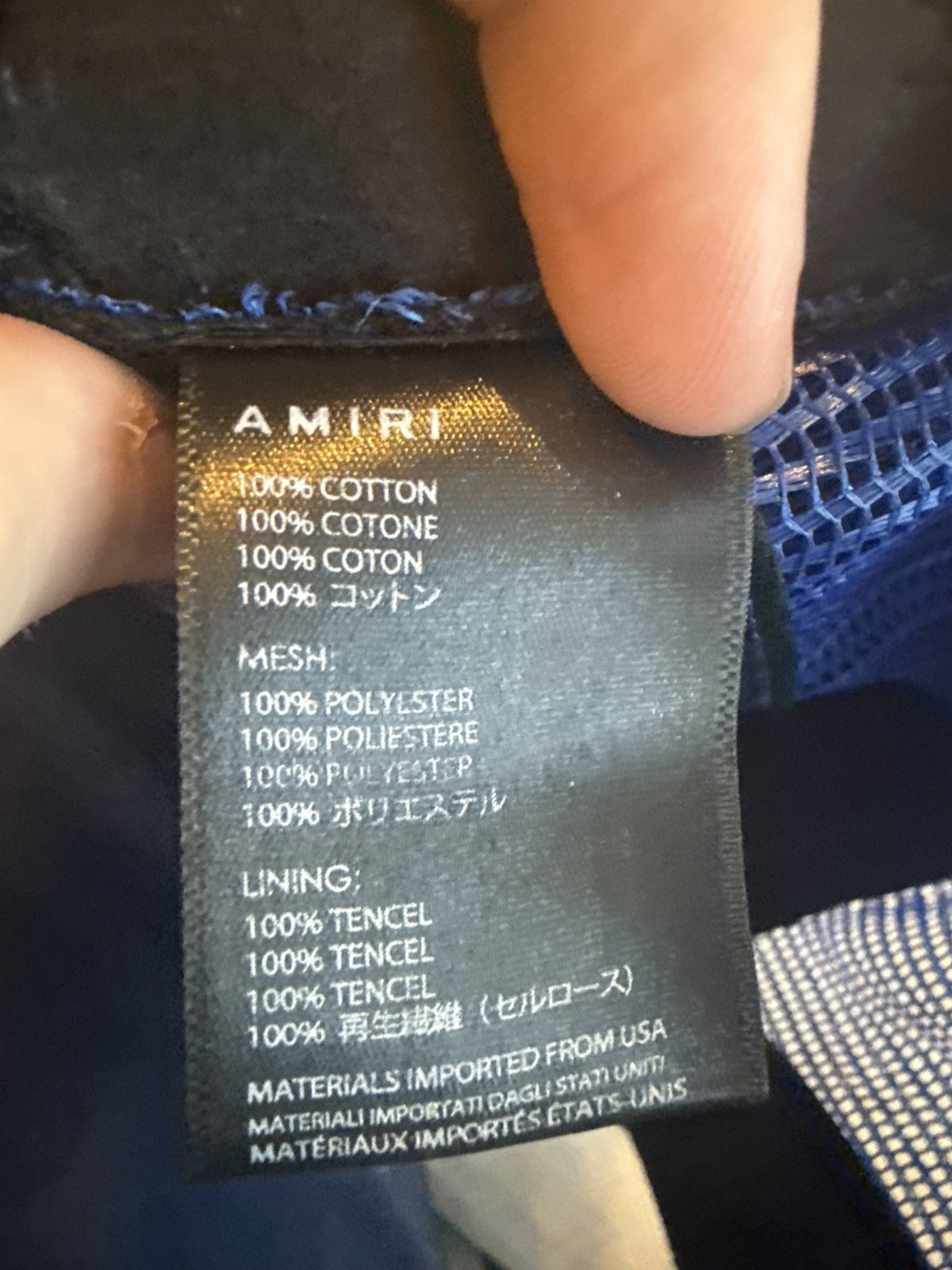 Amiri Mike Amiri Logo Hat Size ONE SIZE - 4 Thumbnail