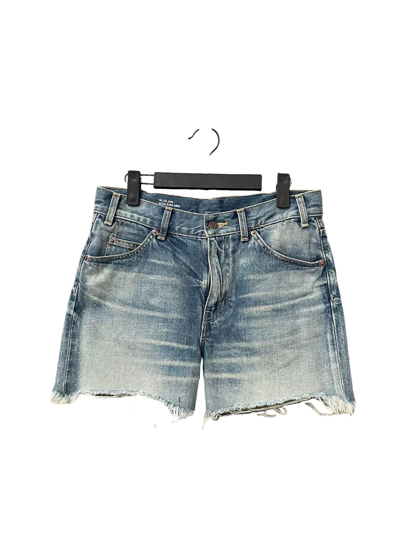 Celine CELINE Distressed Denim Shorts Size 25 Size 25" / US 0 / IT 36 - 1 Thumbnail