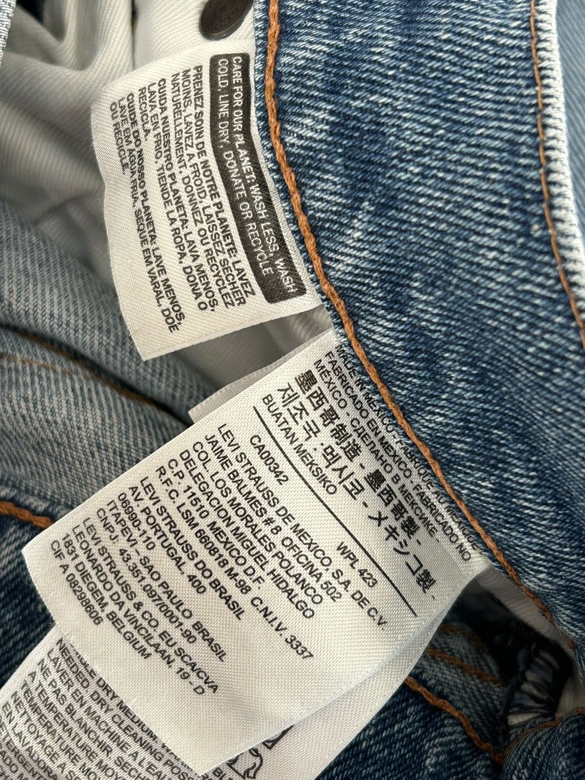 Levi's Levis 505 Ripped Jeans Size US 32 / EU 48 - 13 Thumbnail