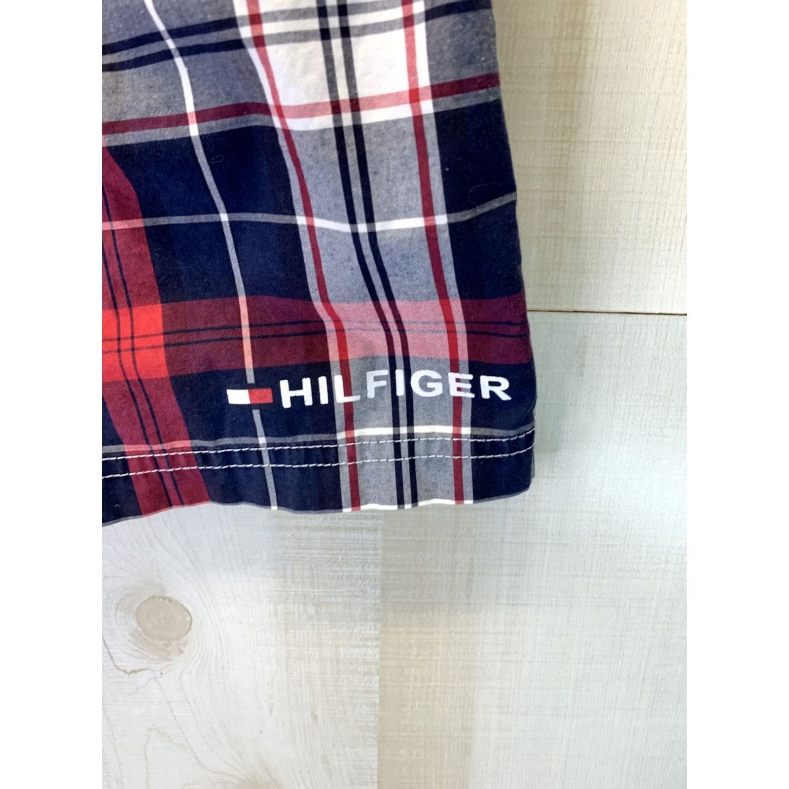 Tommy Hilfiger Tommy Hilfiger Men’s Bottoms Trunks Plaid Swim L Multicolor 3099 Mens LVL? Size US 33 - 2 Thumbnail