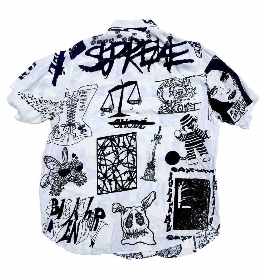 Supreme SUPREME DREAM WHITE RAYON SHIRT SS17 | Grailed 
