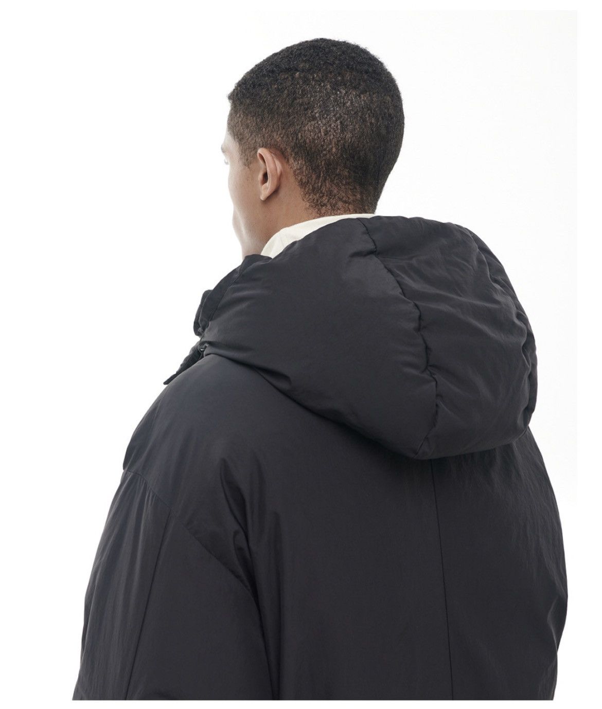 POST ARCHIVE FACTION (PAF) BESLOW Oversized M65 Hood Short Down Parka Jacket Black Size US M / EU 48-50 / 2 - 20 Thumbnail