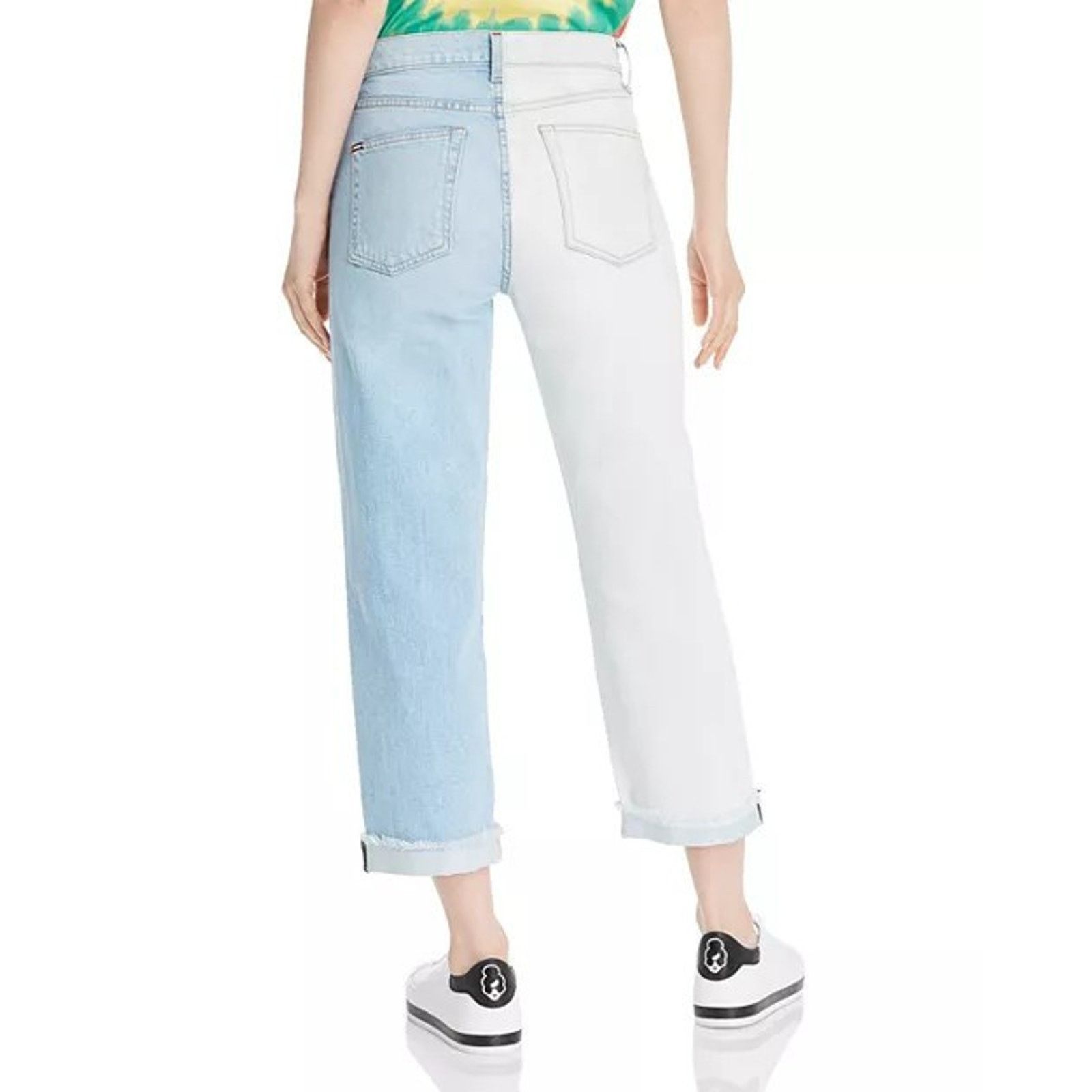 Alice + Olivia Alice & Olivia amazing asymmetrical Two Tone slim straight Size 24" / US 00 / IT 34 - 4 Thumbnail