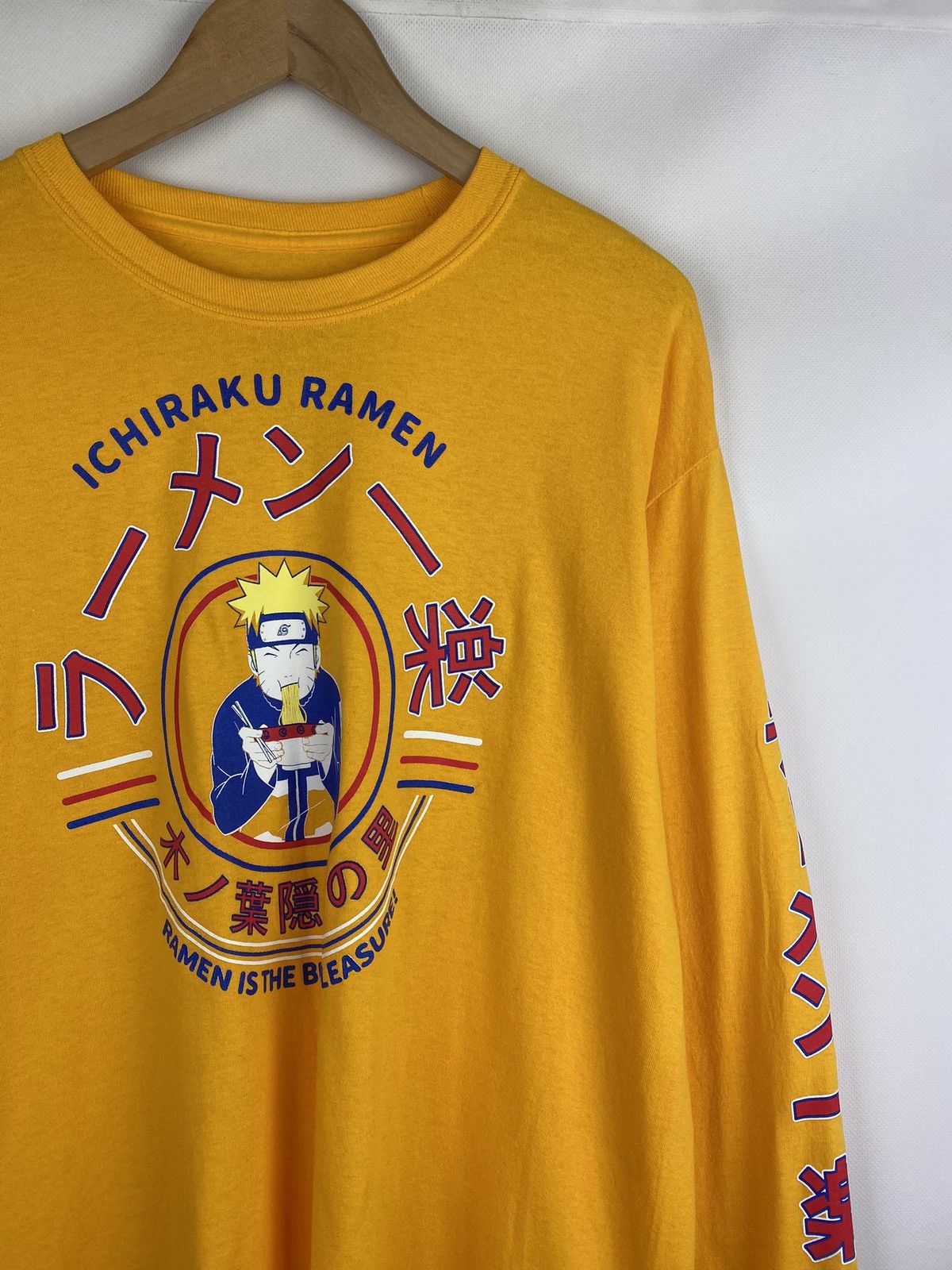 Anime Naruto Shippuden anime men’s long sleeve t shirt size L Size US L / EU 52-54 / 3 - 5 Thumbnail