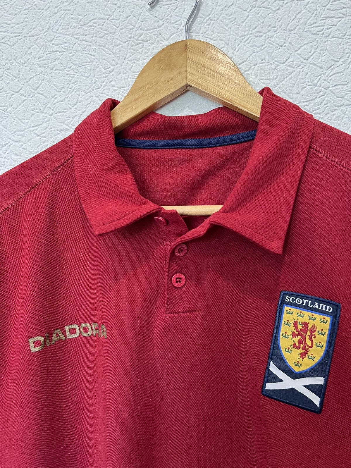 Diadora Diadora Scotland 2008 Third Kit Soccer Jersey Football Size US L / EU 52-54 / 3 - 2 Thumbnail