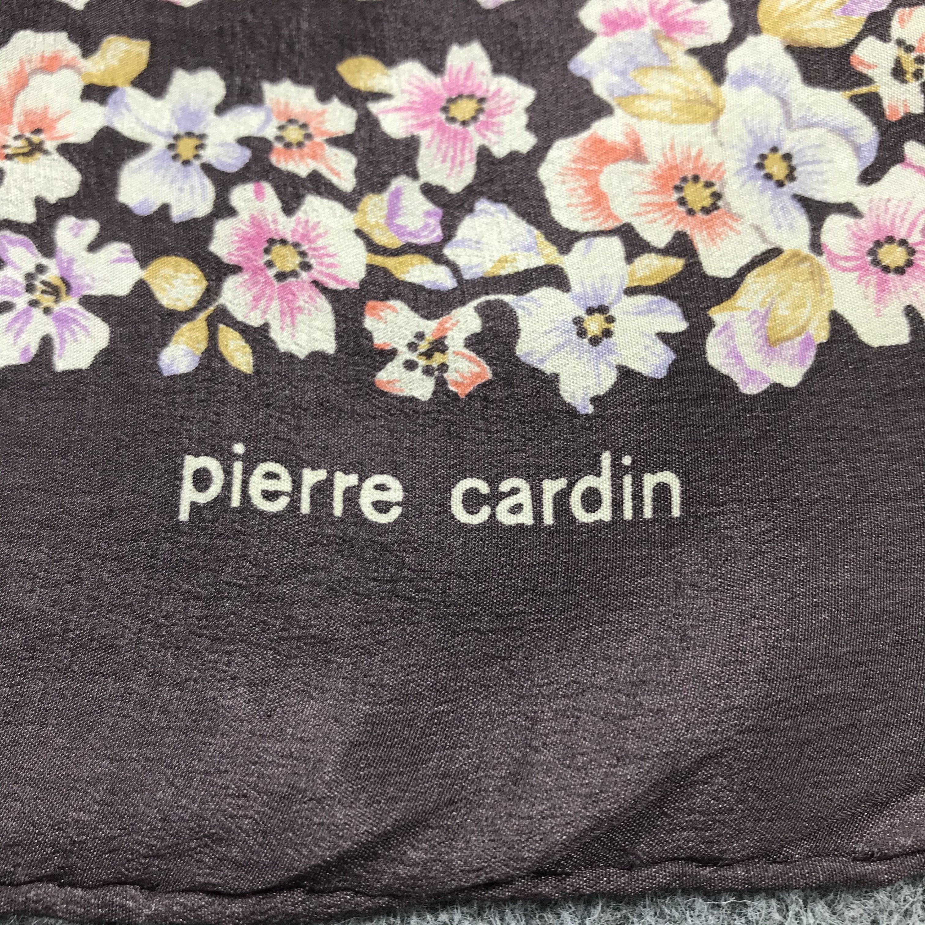 Pierre Cardin Vintage Pierre Cardin Floral Silk Scarf M85 Size ONE SIZE - 3 Thumbnail