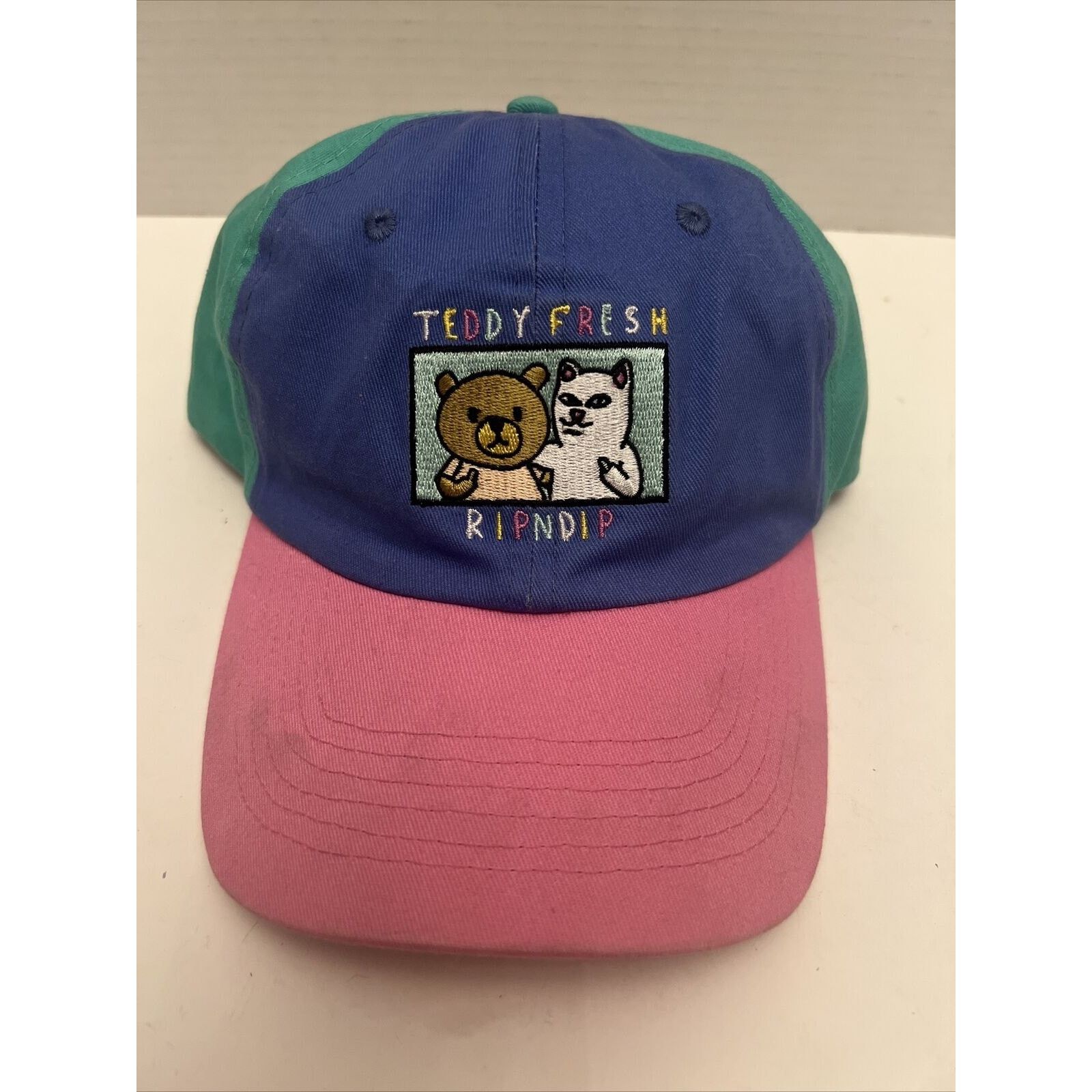Teddy Fresh Super Rare Teddy Fresh x RipNdip Hat Color Dad Cap Size ONE SIZE - 1 Thumbnail