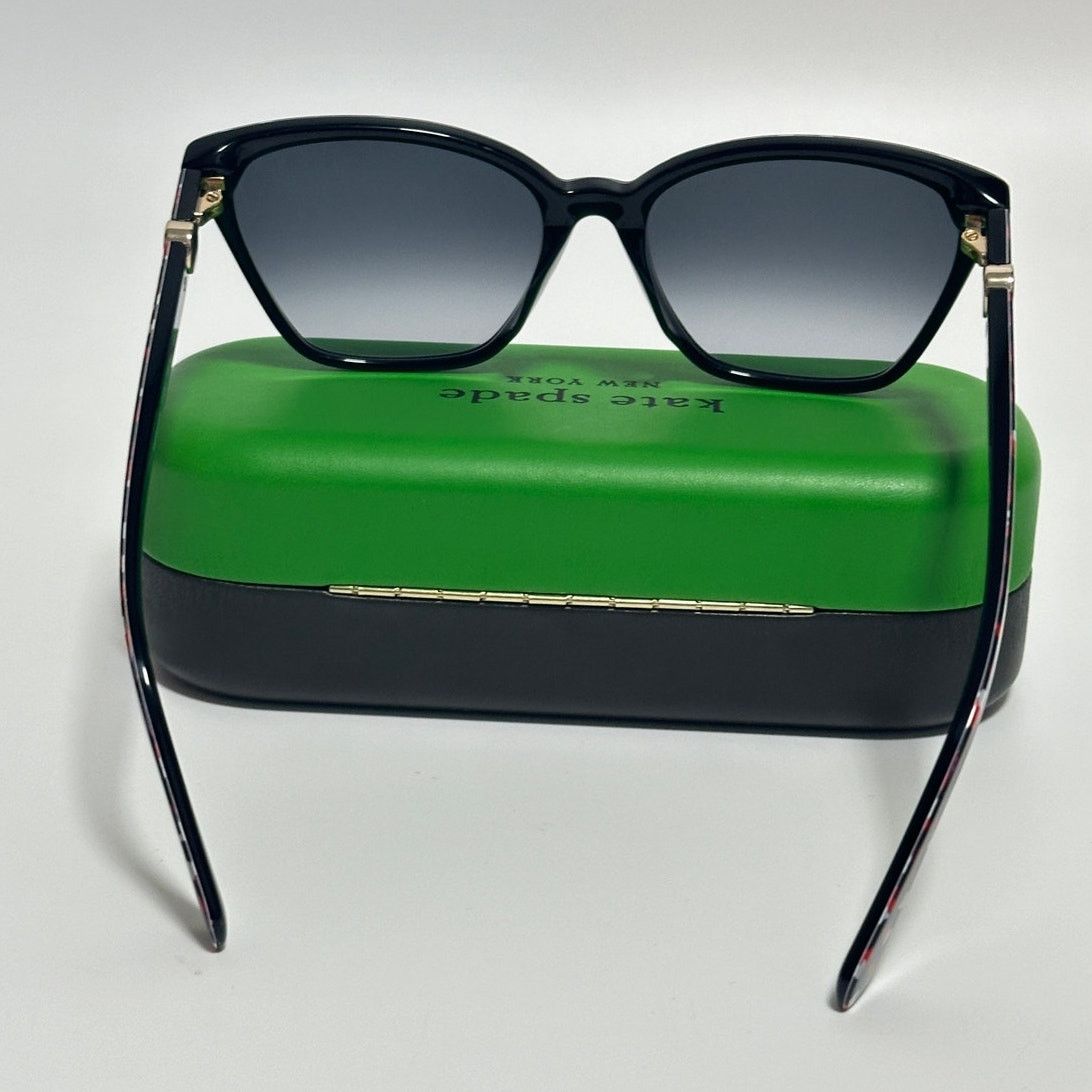 Kate Spade Kate Spade Heart Amiyah/G/S Heart 56 MM Butterfly Sunglasses Size ONE SIZE - 5 Thumbnail