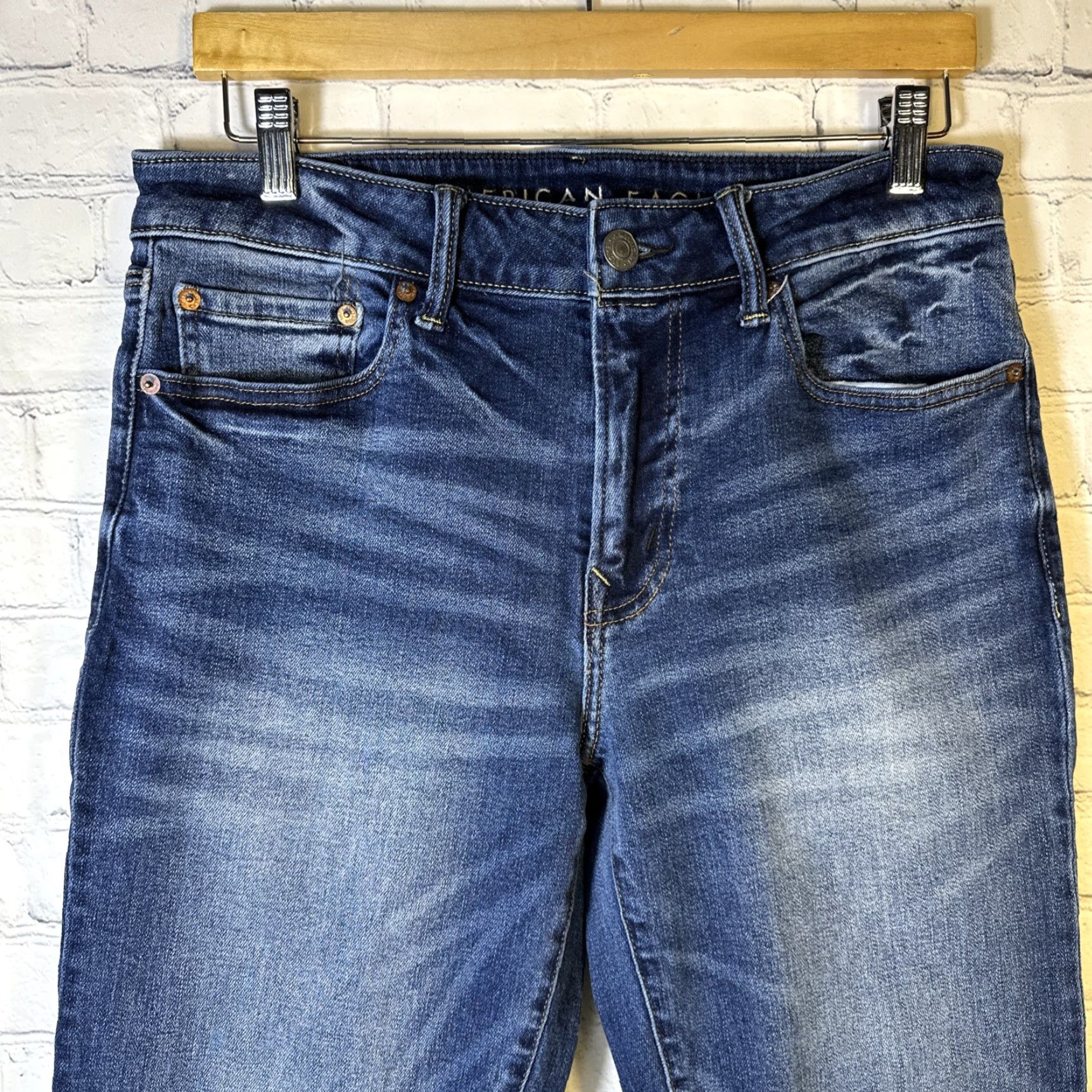 American Eagle Outfitters American Eagle Jeans Mens 32x30 Blue Original Boot Cut Cowboy Western Casual Shirt? Size US 32 / EU 48 - 2 Thumbnail