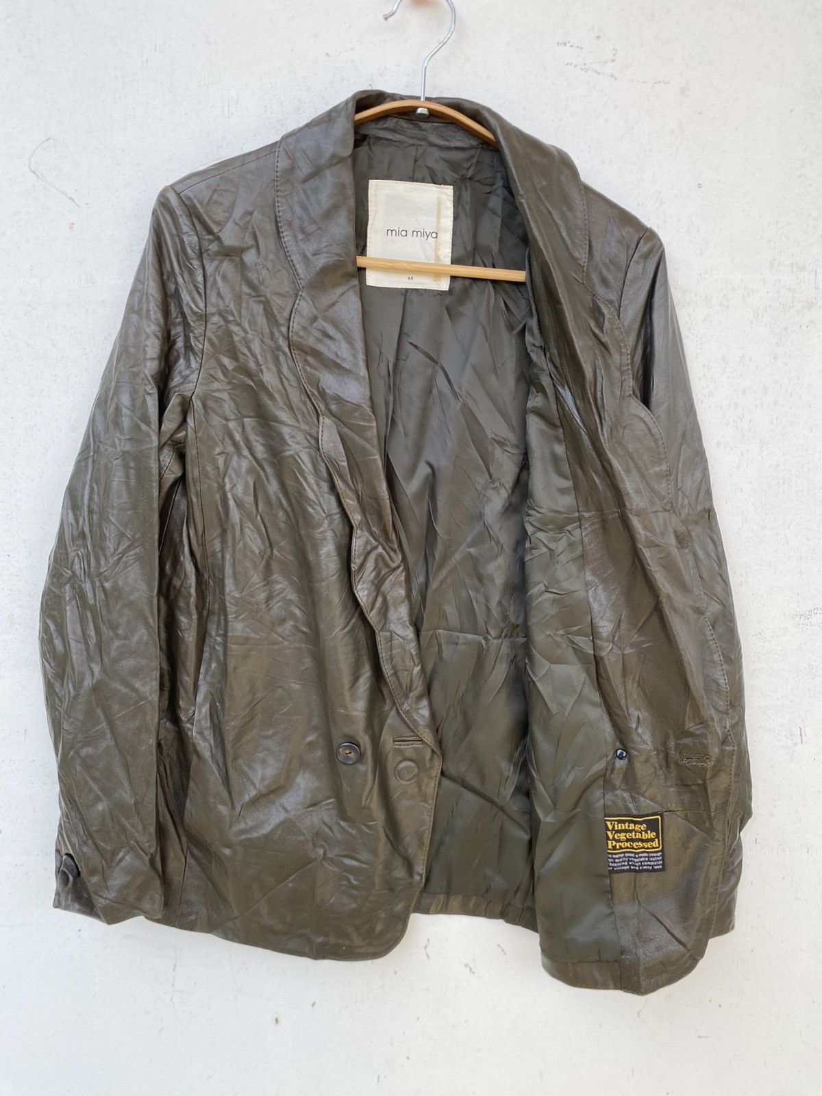 Genuine Leather Mia Miya Leather Blazer Jacket Size US M / EU 48-50 / 2 - 4 Thumbnail