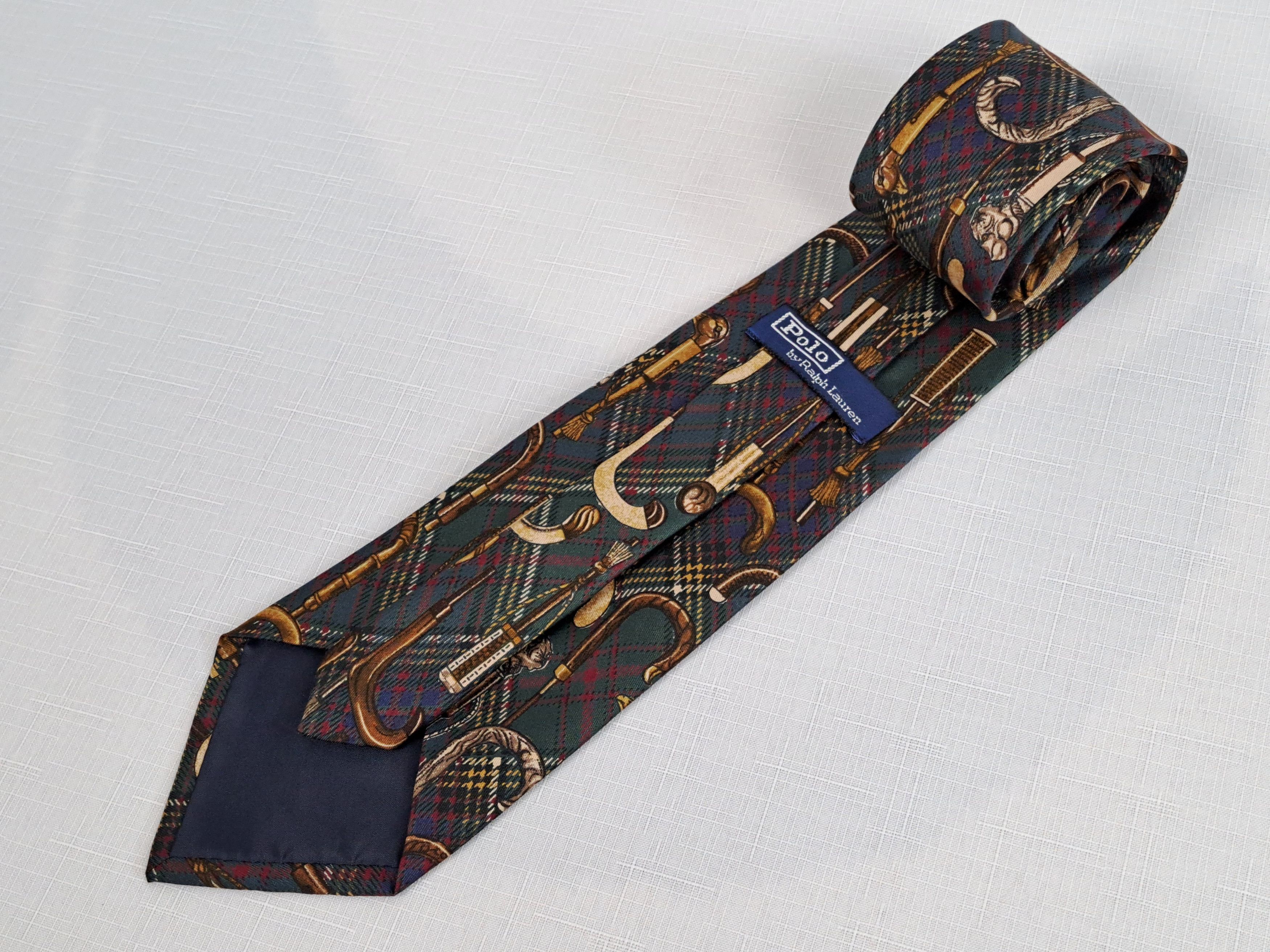 Polo Ralph Lauren Polo Ralph Lauren cane print silk tie. Size ONE SIZE - 2 Thumbnail