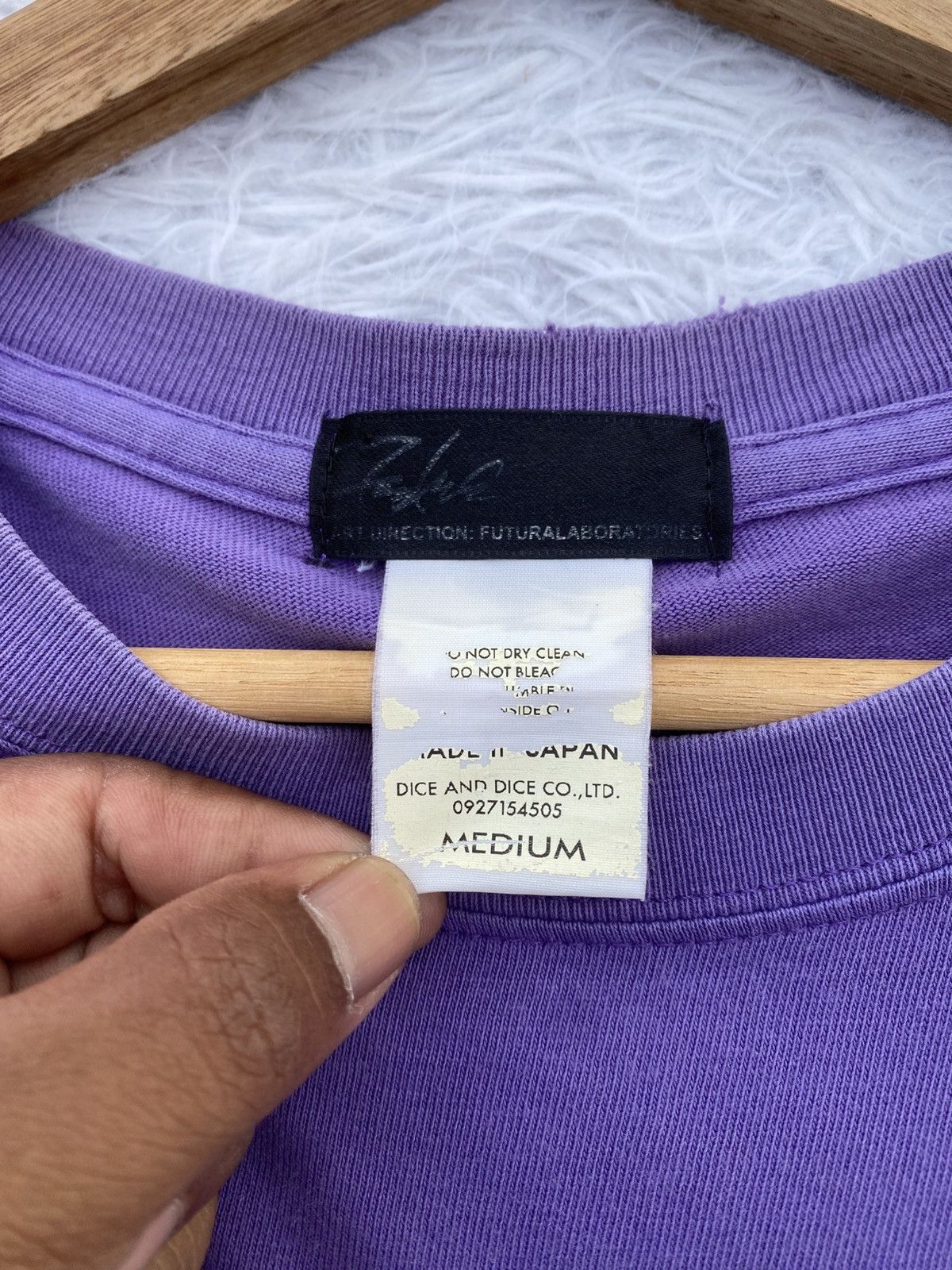 Futura Rare Vintage Futura Laboratories FL Purple Tshirt Size US M / EU 48-50 / 2 - 13 Thumbnail