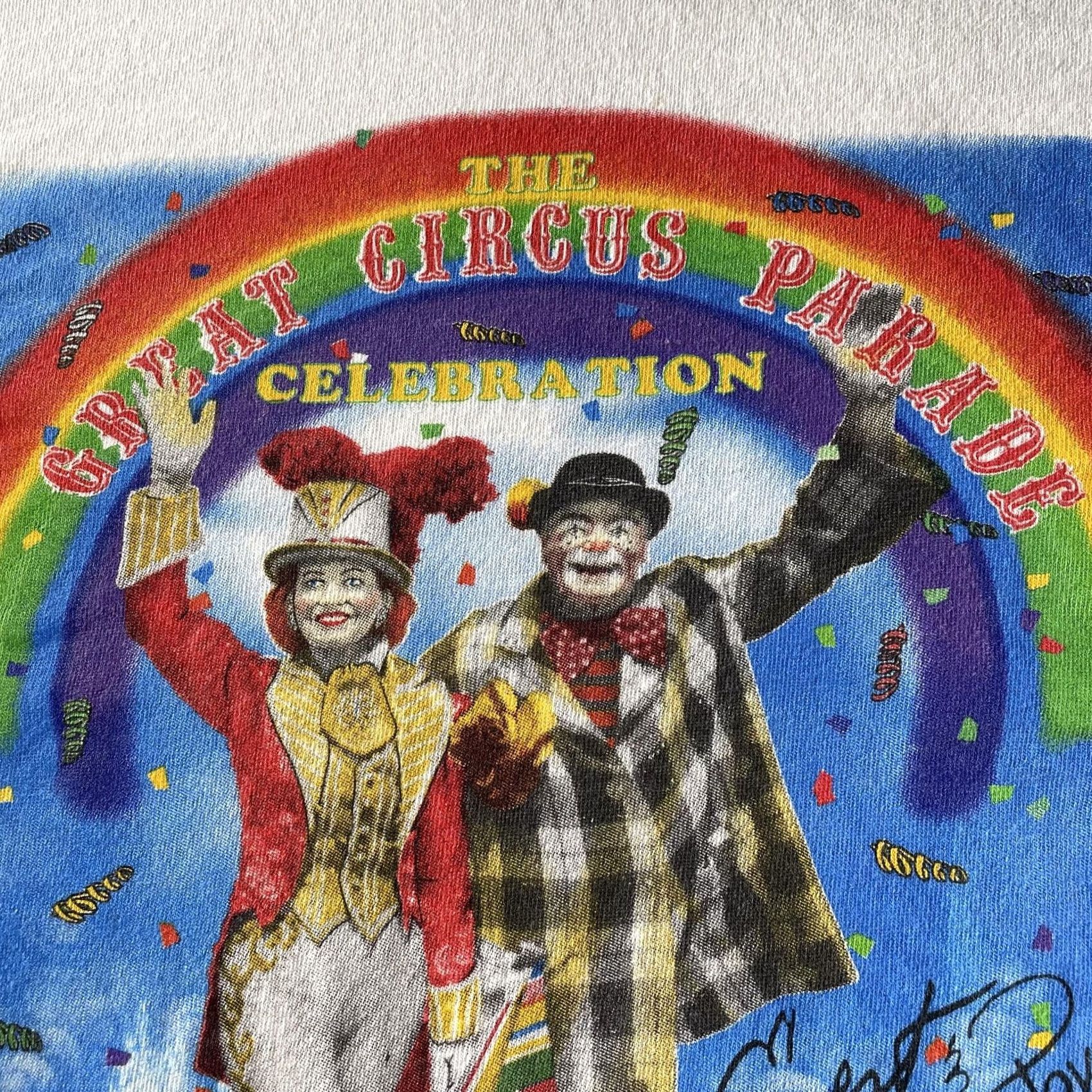 Vintage Great Circus Parade Milwaukee Shirt Mens XL Graphic Summerfest Signed 2014 Size US XL / EU 56 / 4 - 3 Thumbnail