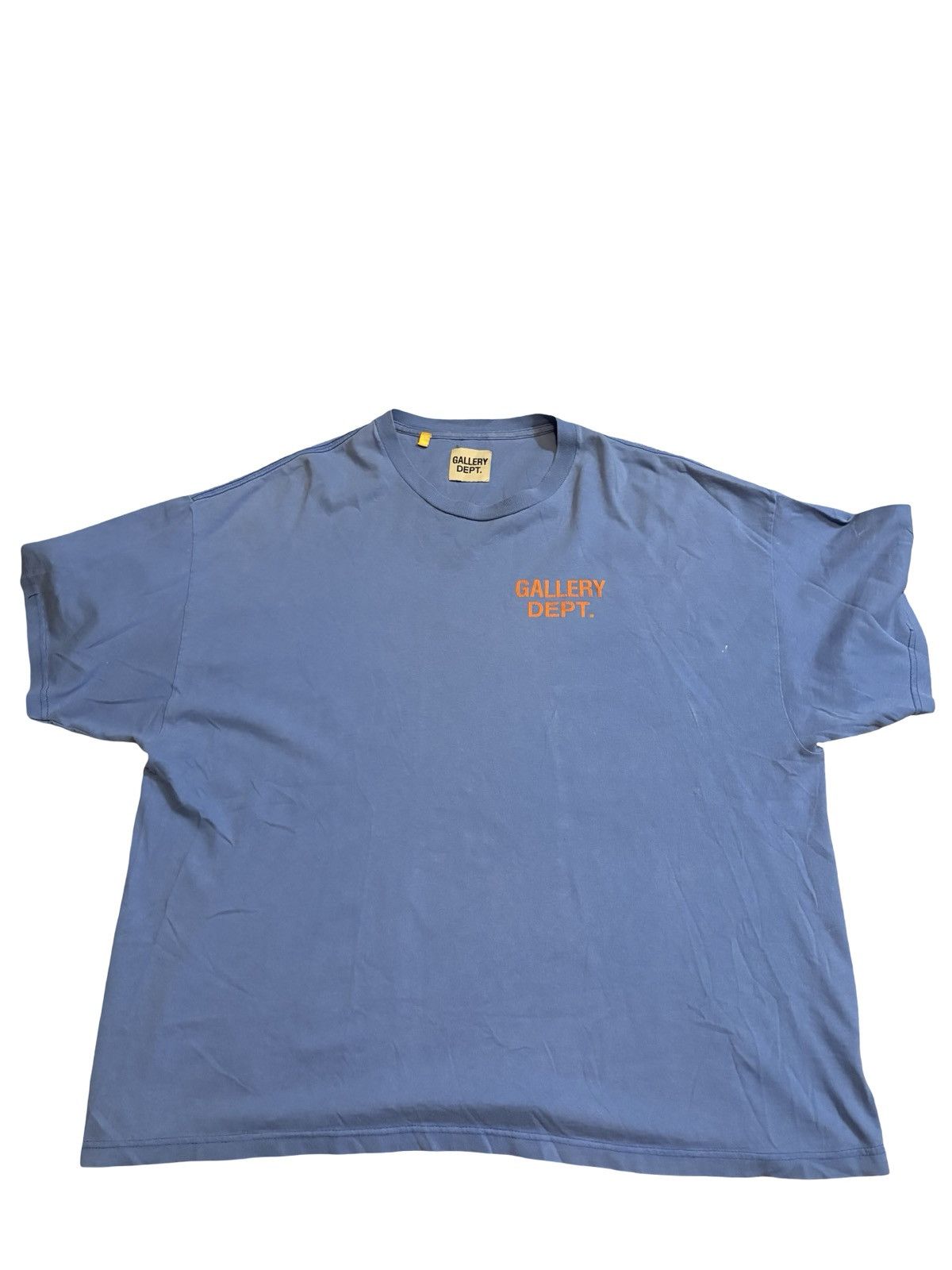 Gallery Dept. Gallery Dept. Blue Red Souvenir Logo T shirt Size US XXL / EU 58 / 5 - 1 Thumbnail