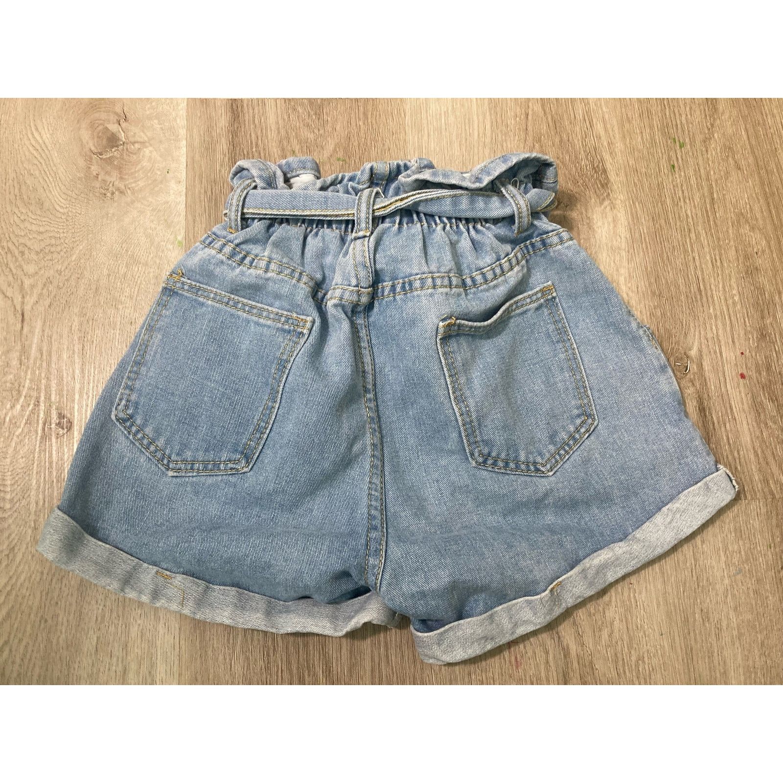 Shein Shein Women's XS High Rise Denim Blue Shorts Casual Fashion Size 22" - 8 Thumbnail